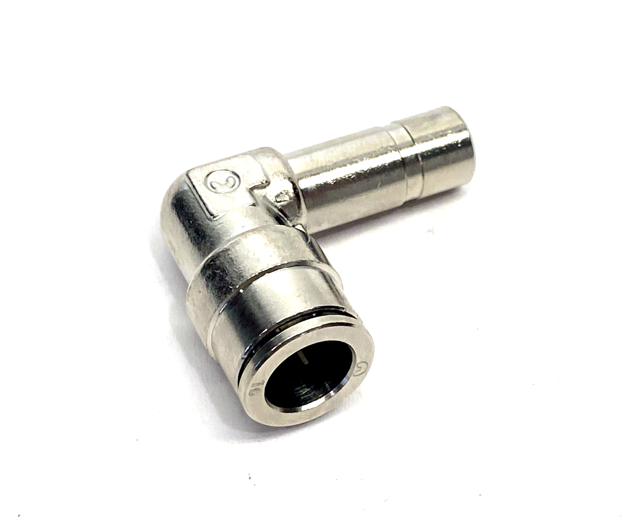Atlas Copco 0702.0720 Elbow Fitting 10 MIT, 10mm Push Connect 702.0720 LOT OF 2 - Maverick Industrial Sales
