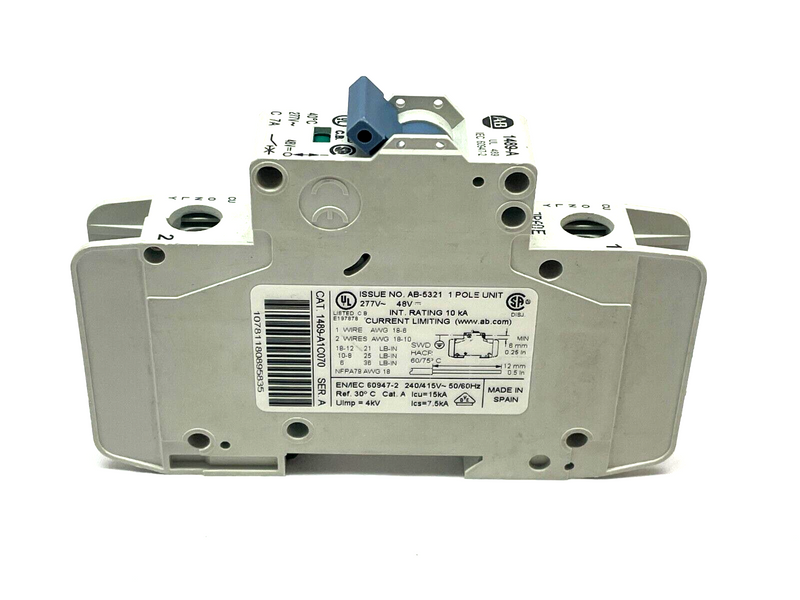 Allen Bradley 1489-A1C070 Ser. A Circuit Breaker - Maverick Industrial Sales