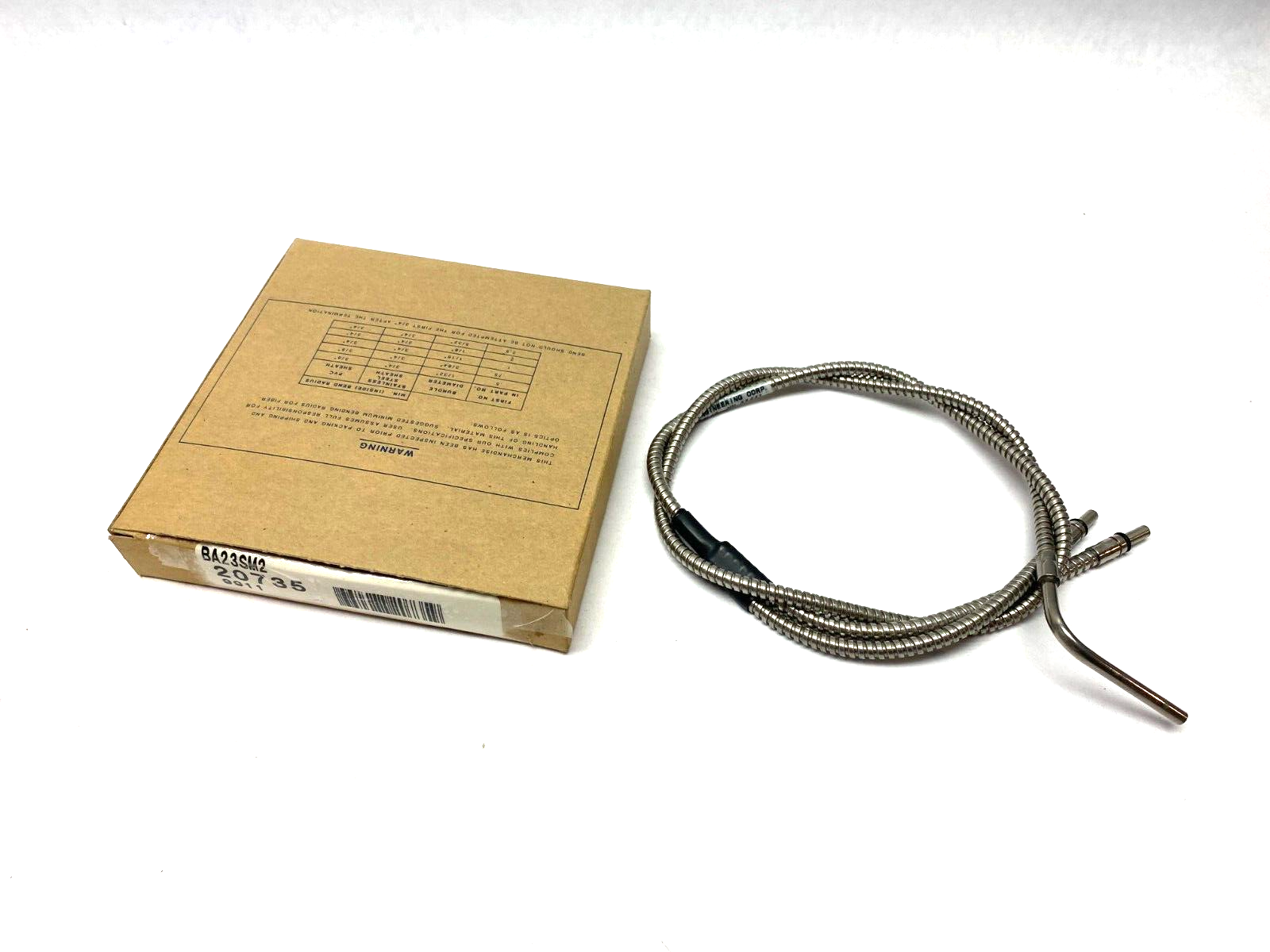 Banner BA23SM2 High-Temp Diffuse-Mode Bifurcated Fiber Optic 20735 - Maverick Industrial Sales