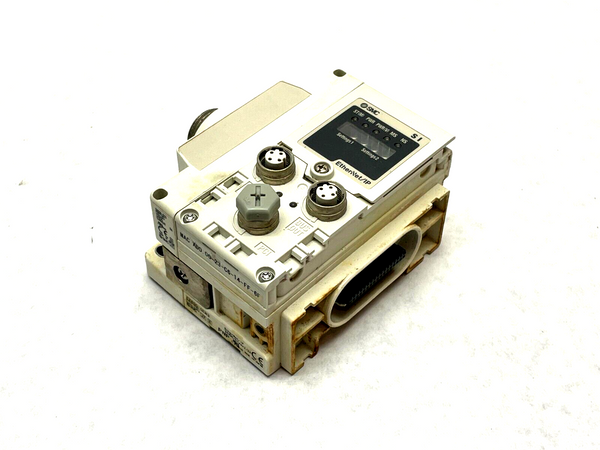 SMC EX600-SEN3 Serial Interface Unit w/ EX600-ED3 7/8" Connector Plate - Maverick Industrial Sales