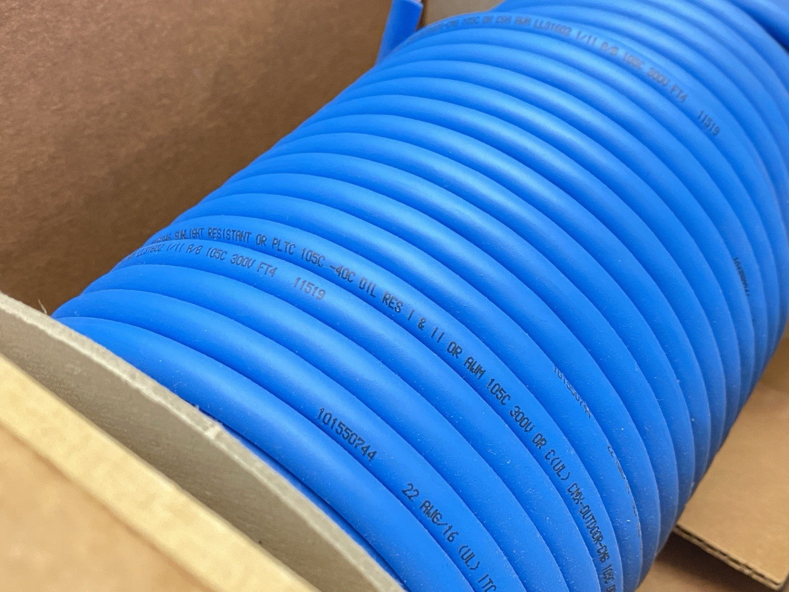 BLU,PVC,16X22,ITC | Turck Instrumentation Tray Cable 16X22AWG 30m Spool RF50744 - New - Maverick Industrial Sales