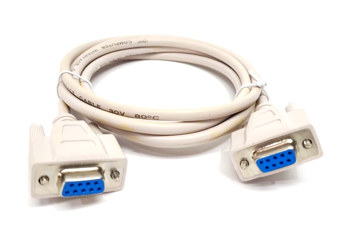 inLine 12222 Null Modem Cable DB9 Female To Female 2m - Maverick Industrial Sales