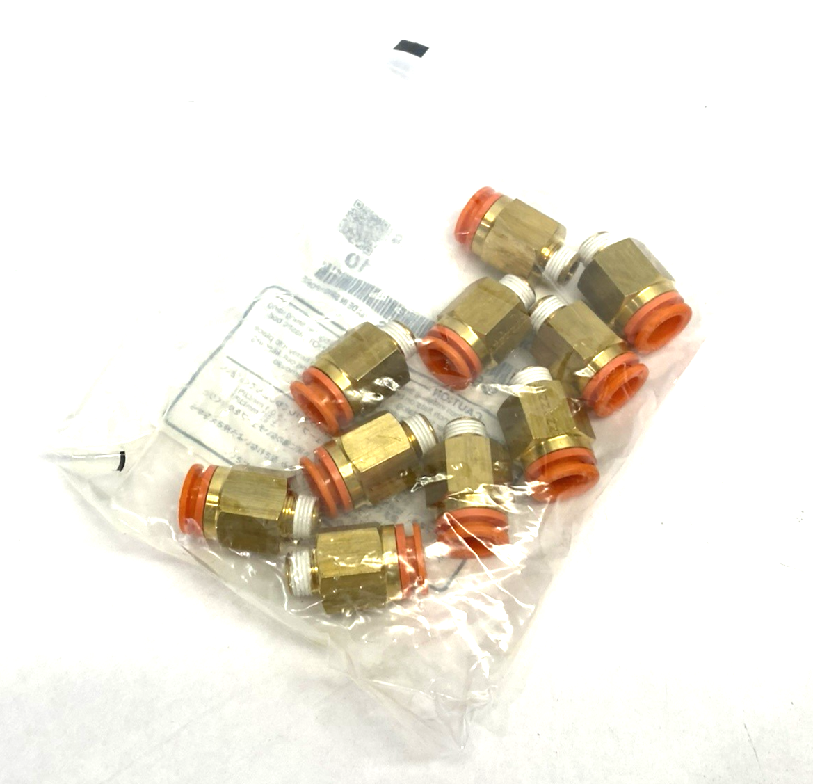 KQ2H11-34S | SMC One-Touch Male Connector Fitting, 3/8" Tube OD, 10-PACK - New - Maverick Industrial Sales