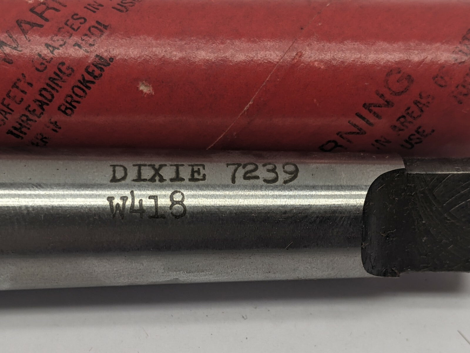 Dixie 7239 W418 Spiral Reamer Tapered Shank - Maverick Industrial Sales