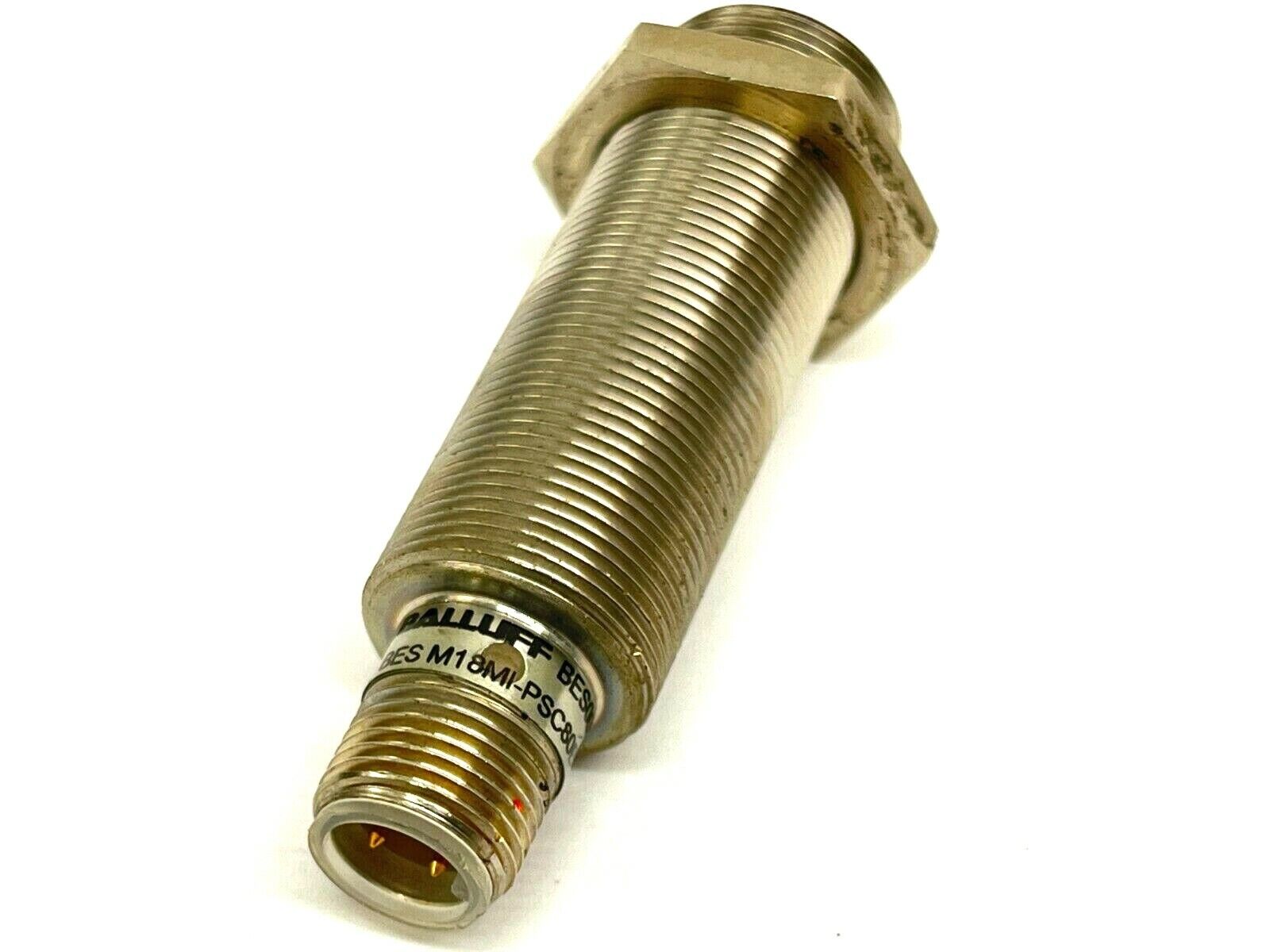 Balluff BES008L Inductive Proximity Sensor BES M18MI-PSC80B-S04G - Maverick Industrial Sales