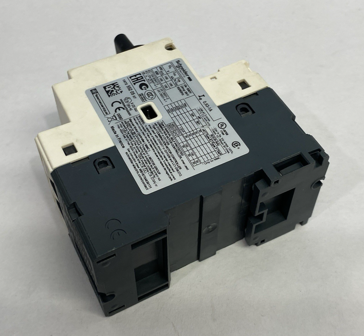 GV2P05/0.63-1A | Schneider Electric TeSys Deca Manual Starter/Protector - Used - Maverick Industrial Sales