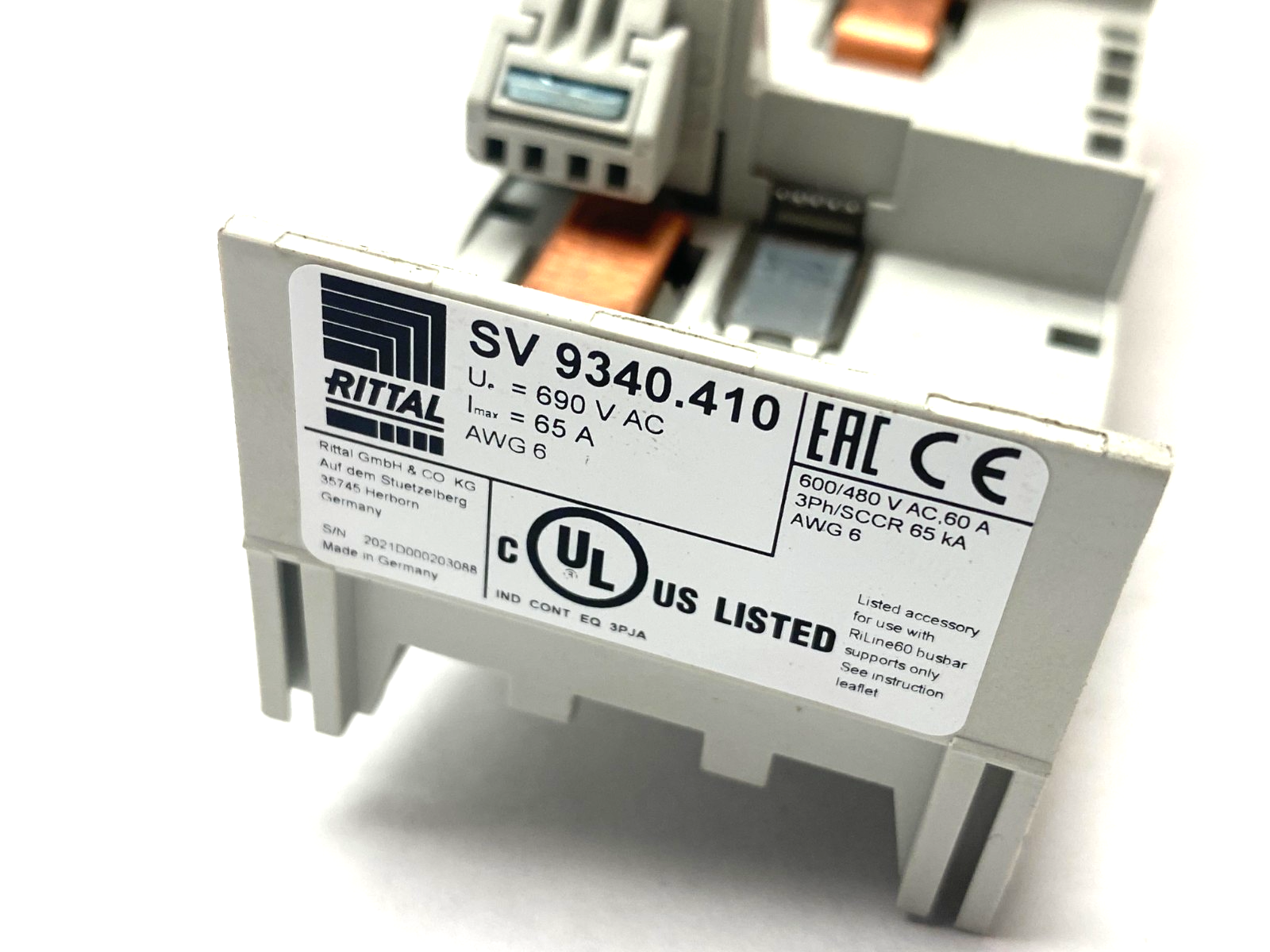 Rittal SV 9340.410 OM Adapter w/ Connection Cables 9340410 - Maverick Industrial Sales