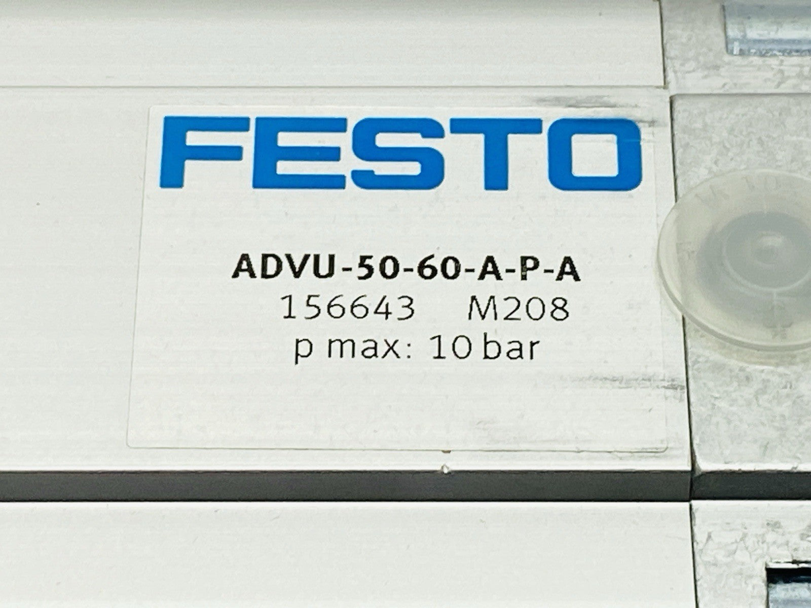 Festo ADVU-50-60-A-P-A Compact Pneumatic Cylinder 50mm Bore 60mm Stroke - Maverick Industrial Sales