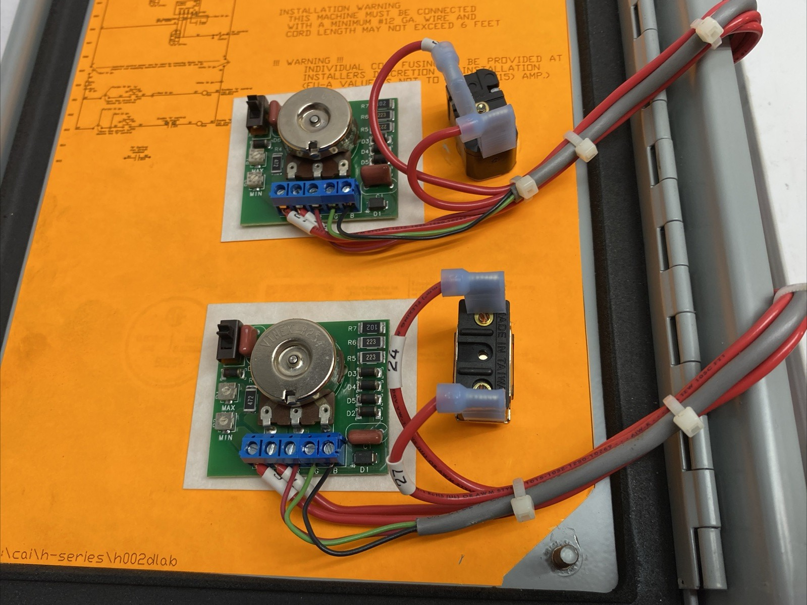 H002 | Vibromatic Incline/Feeder Controller for Vibrating Bowl Feeder, Adjustable - Used - Maverick Industrial Sales