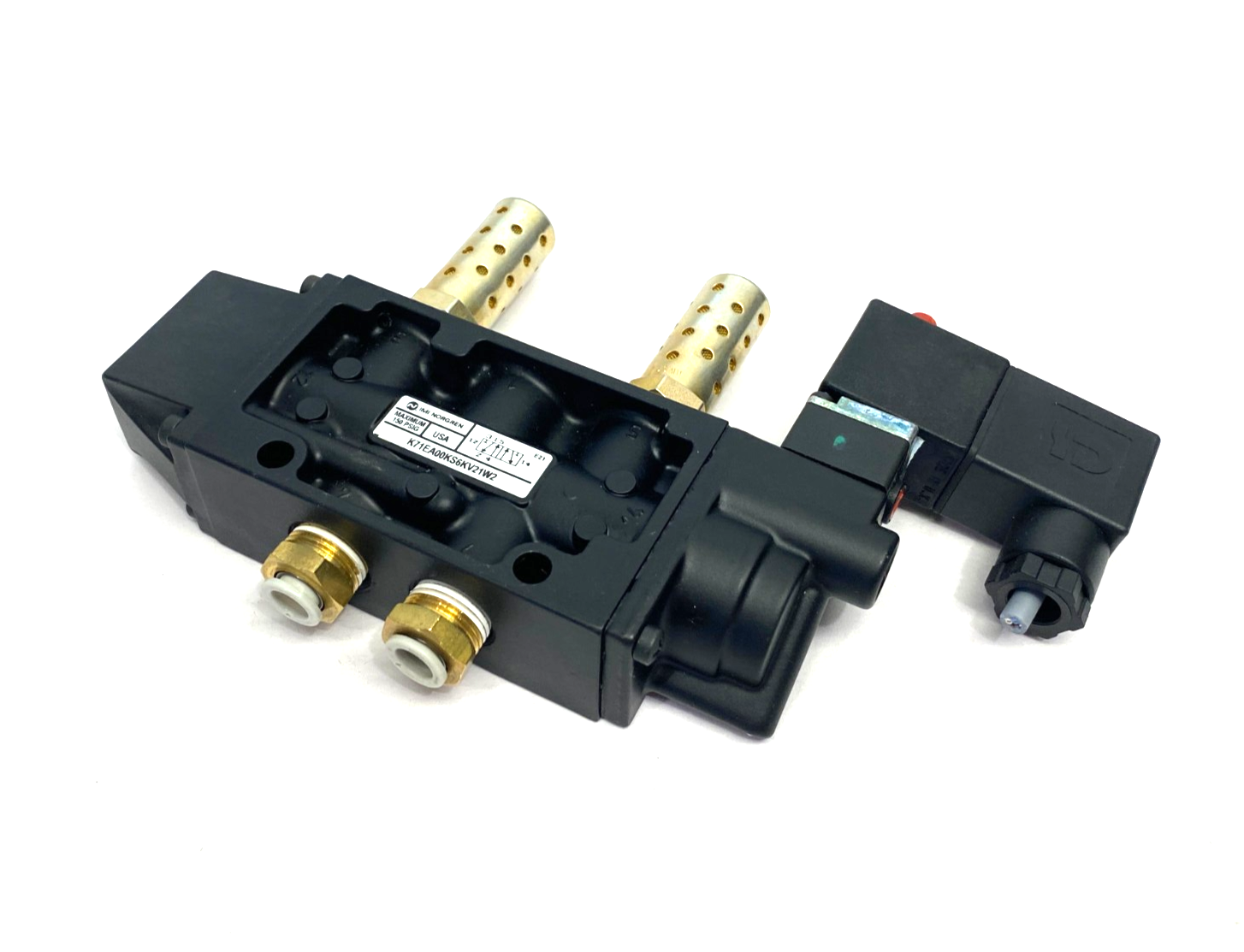 IMI Norgren K71EA00KS6KV21W2 Nugget 200 Series Spring Return Solenoid Valve 5/2 - Maverick Industrial Sales