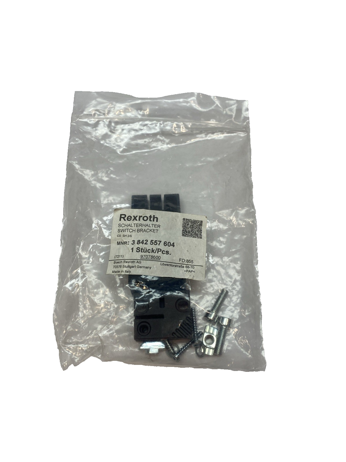 Bosch Rexroth 3842557604 Switch Bracket SH 2/S - Maverick Industrial Sales