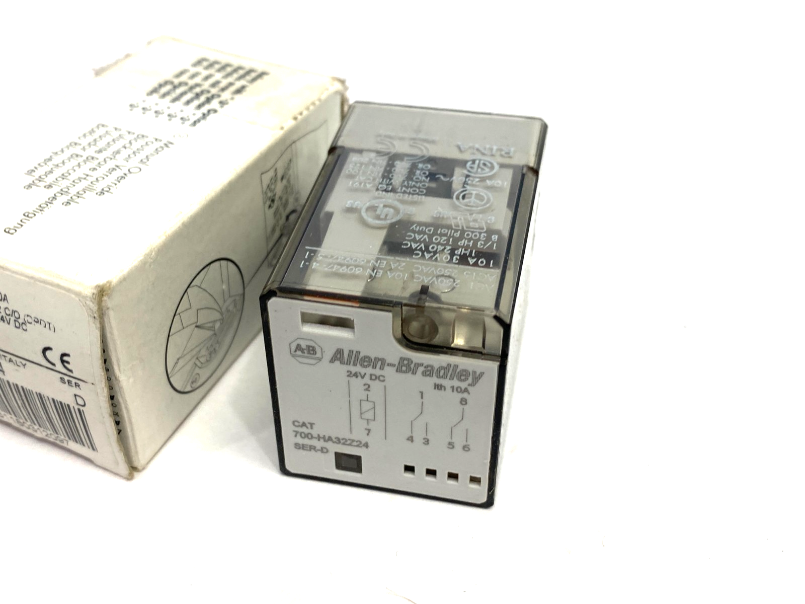 Allen Bradley 700-HA32Z24 Ser. D Direct Plug-In Relay 2 C/O 24VDC - Maverick Industrial Sales