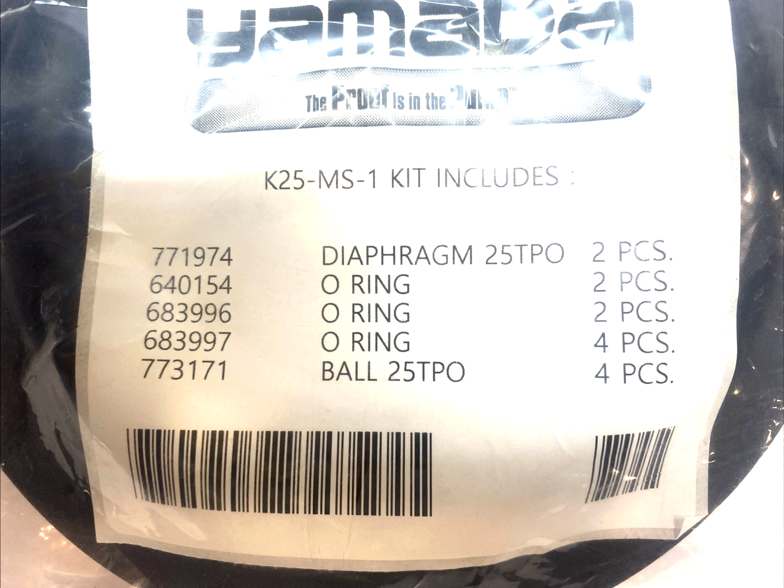 Yamada K25-MS-1 Pump Repair Kit - Maverick Industrial Sales