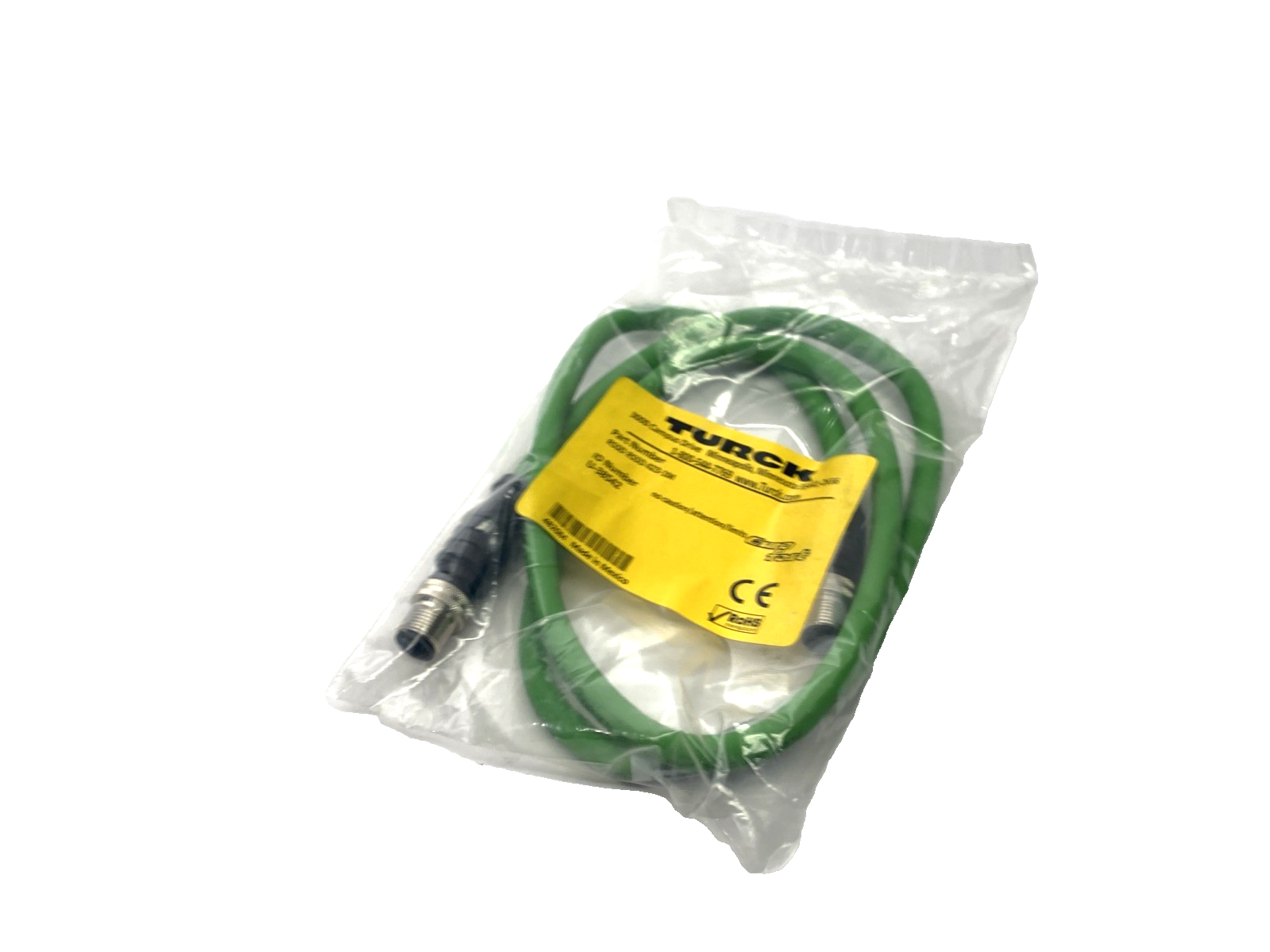 Turck RSSD RSSD 423-1M PROFINET Extension Cable, M12 4-Pin Male 1m U-38542 - Maverick Industrial Sales