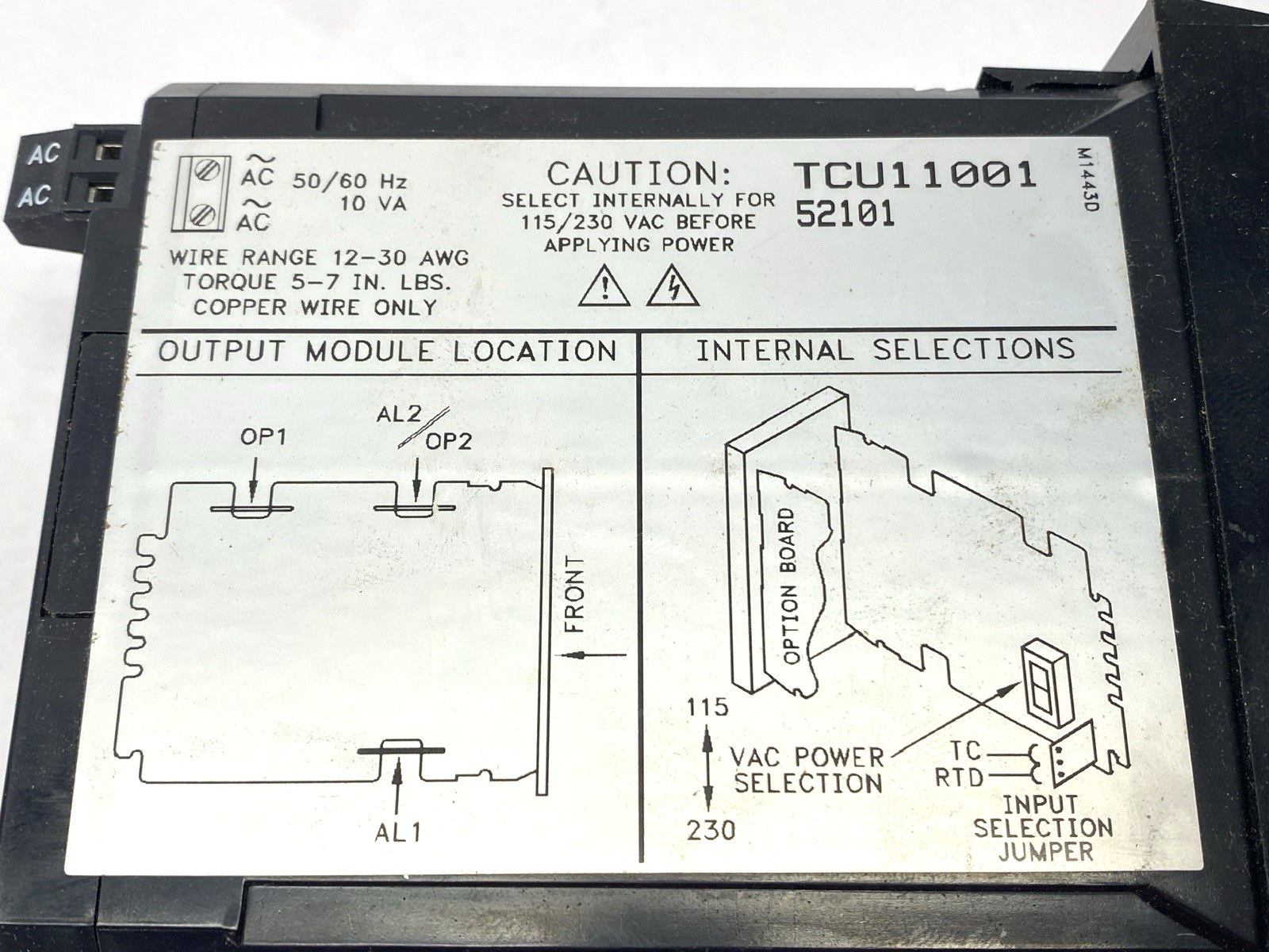 Red Lion Controls TCU11001 Temperature Controller Panel Mount 115/230VAC - Maverick Industrial Sales