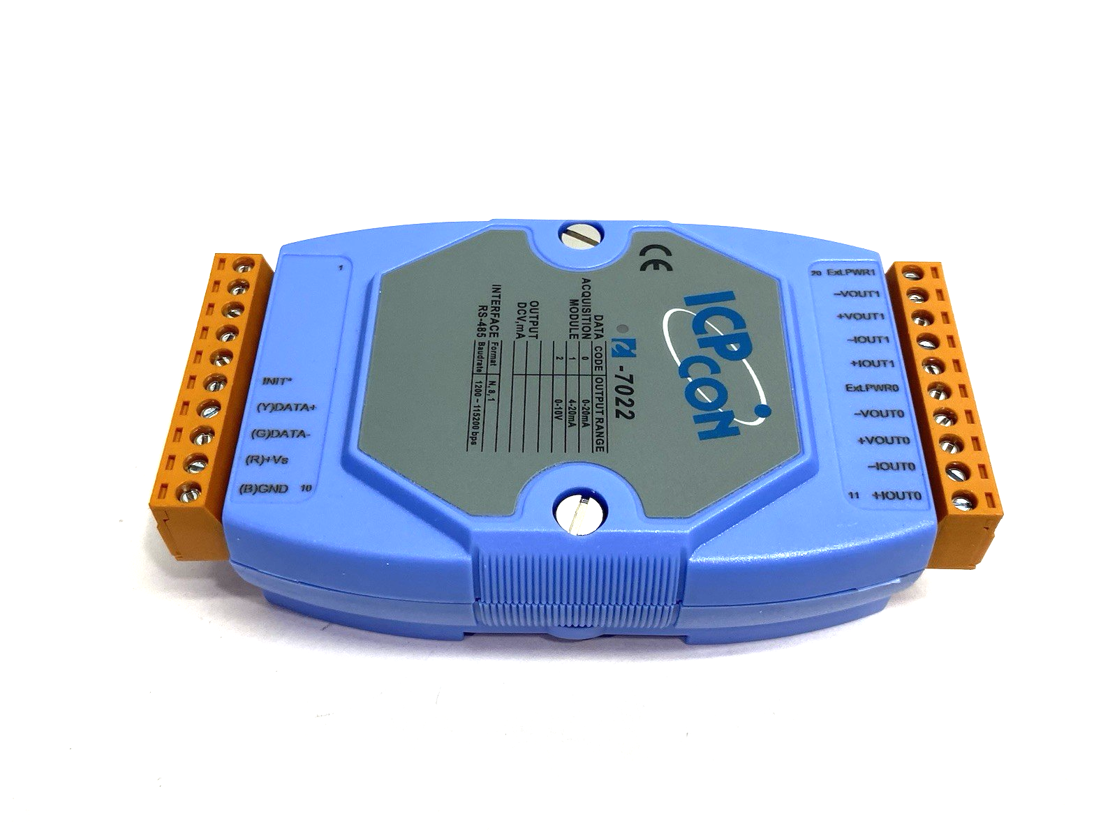 ICP DAS I-7022 2-Channel 12-bit Analog Output Data Acquisition Module - Maverick Industrial Sales