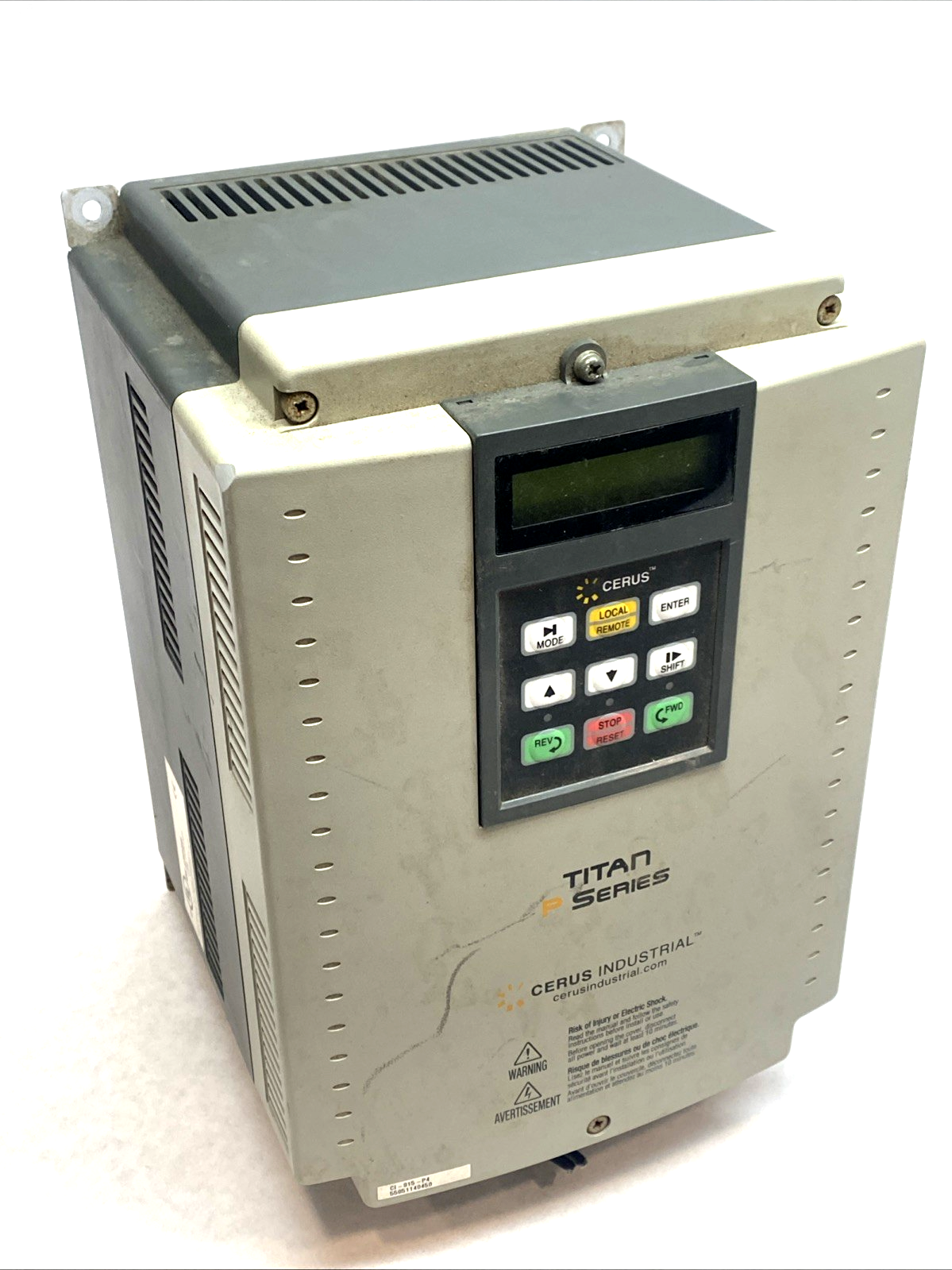 CI-015-P4 | Cerus Titan P-Series VFD 15HP 380-480V 3-Phase Type 1 - For parts or not working - Maverick Industrial Sales