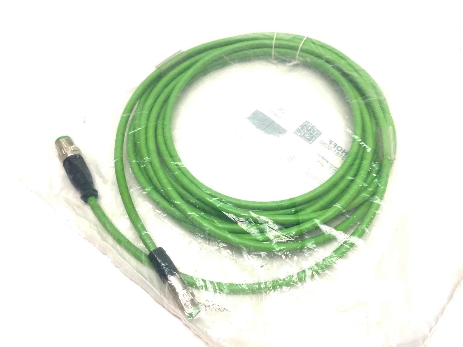 Beckhoff ZK1090-3161-0050 Double Ended EtherCAT Cable M12 to M8 4-Pin 082613 - Maverick Industrial Sales