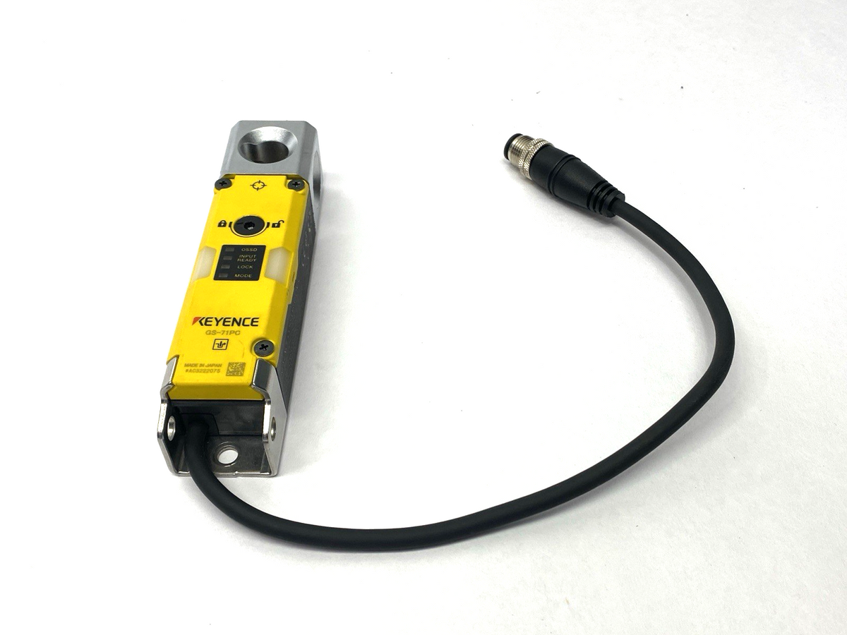 GS-71PC | Keyence Safety Interlock Switch Power-to-Lock M12 Connector