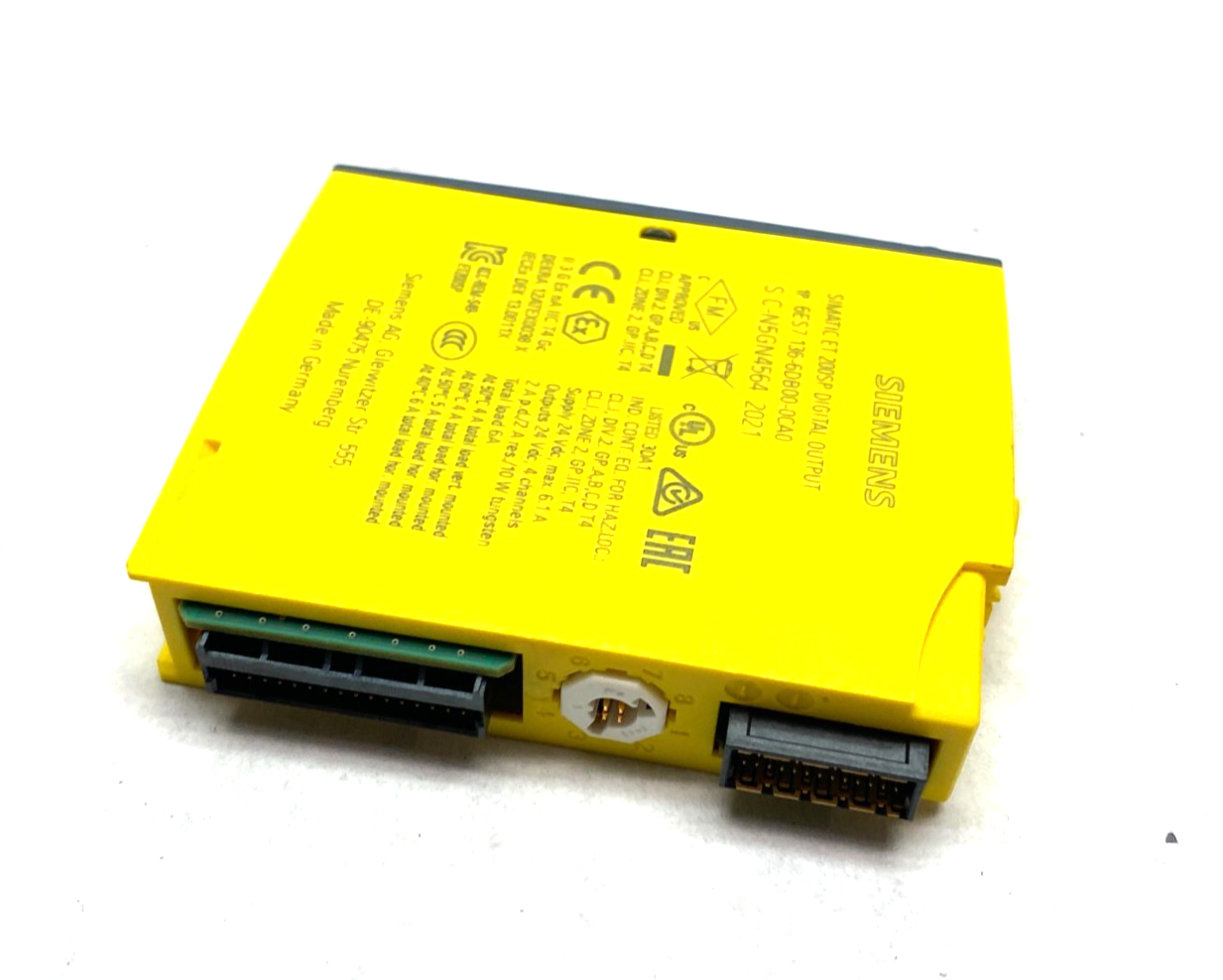 Siemens 6ES7136-6DB00-0CA0 SIMATIC ET200SP Digital Output Module 4x24VDC/2A - Maverick Industrial Sales