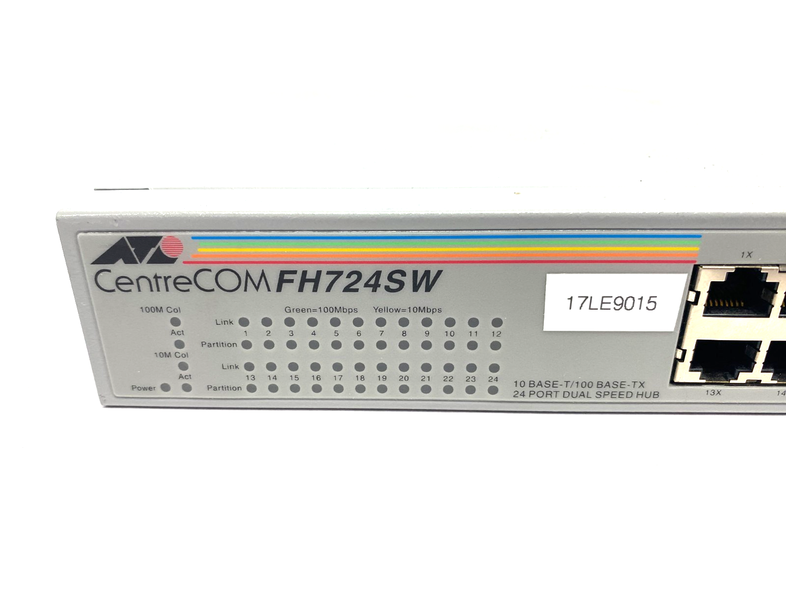 CentreCOM FH724SW | Allied Telesyn 24-Port Dual Speed Network Hub - Used - Maverick Industrial Sales