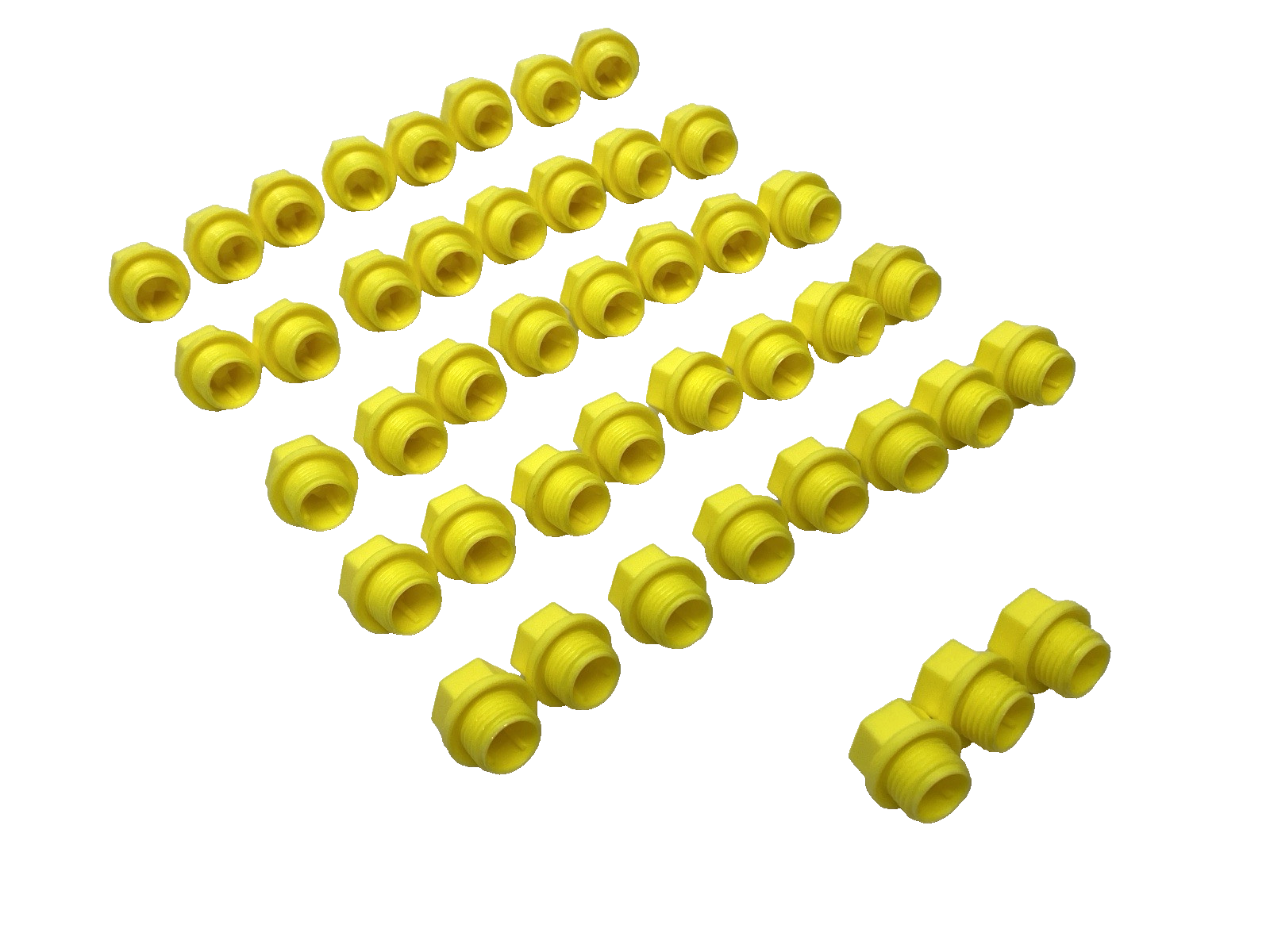 5481K26 Hex Round Plugs for Straight-Thread Pipe Nylon M16 x 1.5mm LOT OF 43 - Maverick Industrial Sales