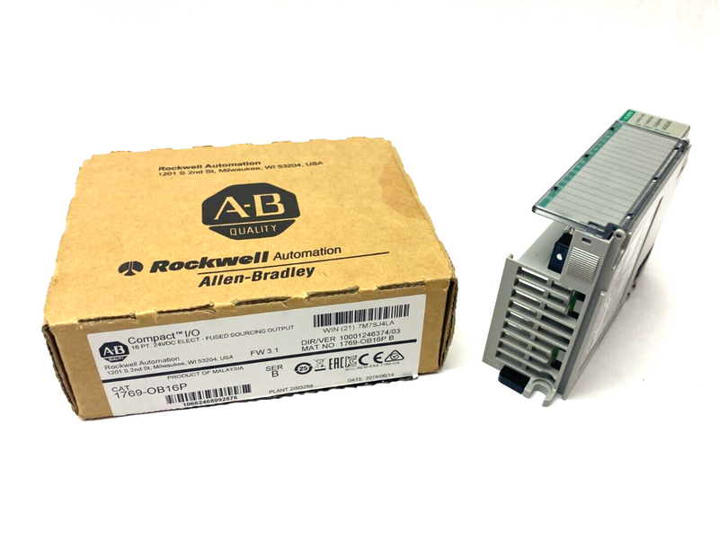 Allen Bradley 1769-OB16 Ser. B Compact I/O 16pt 24VDC Sourcing Output Module - Maverick Industrial Sales