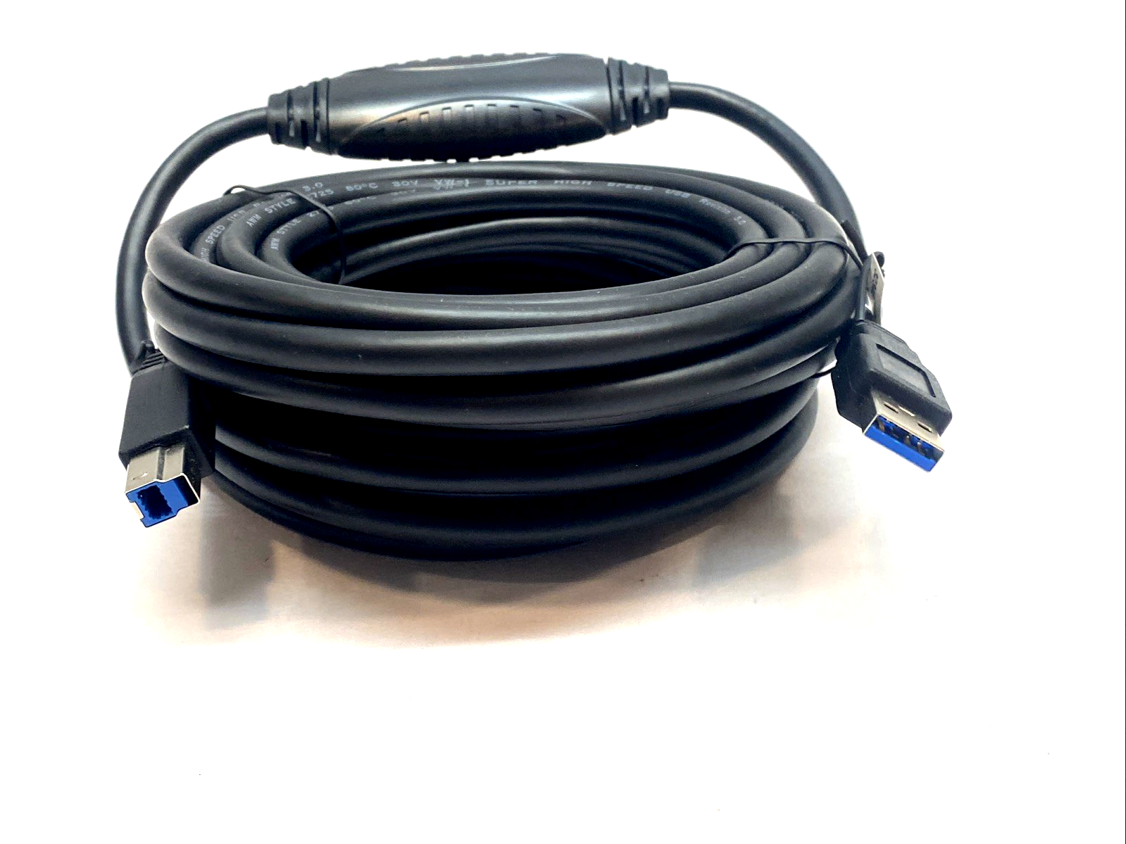 U328-025 | Tripp Lite USB 3.0 SuperSpeed Active Repeater 25ft Cable A/B - New – Open box - Maverick Industrial Sales