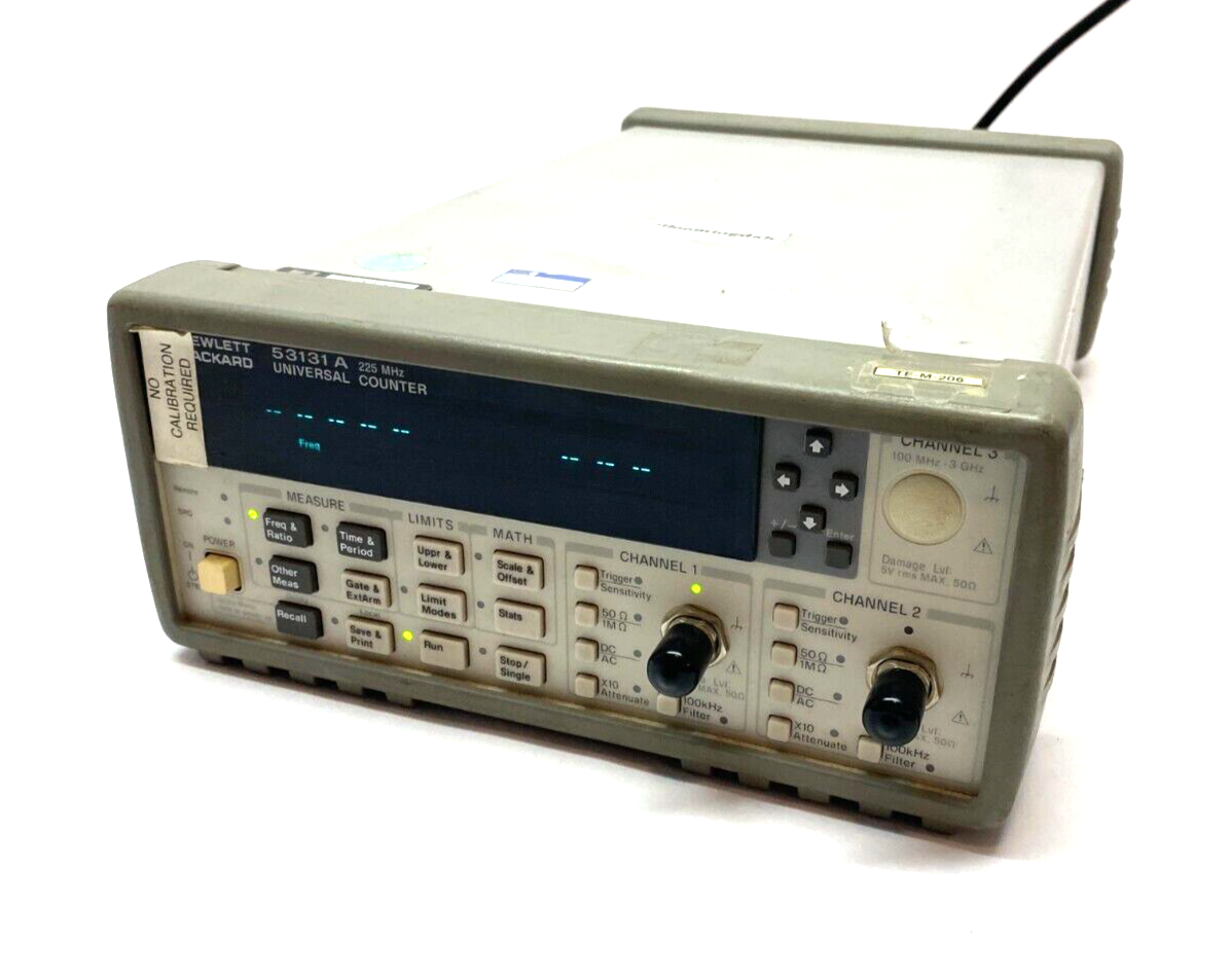 Hewlett Packard 53131A Universal Frequency Counter 225MHz - Maverick Industrial Sales