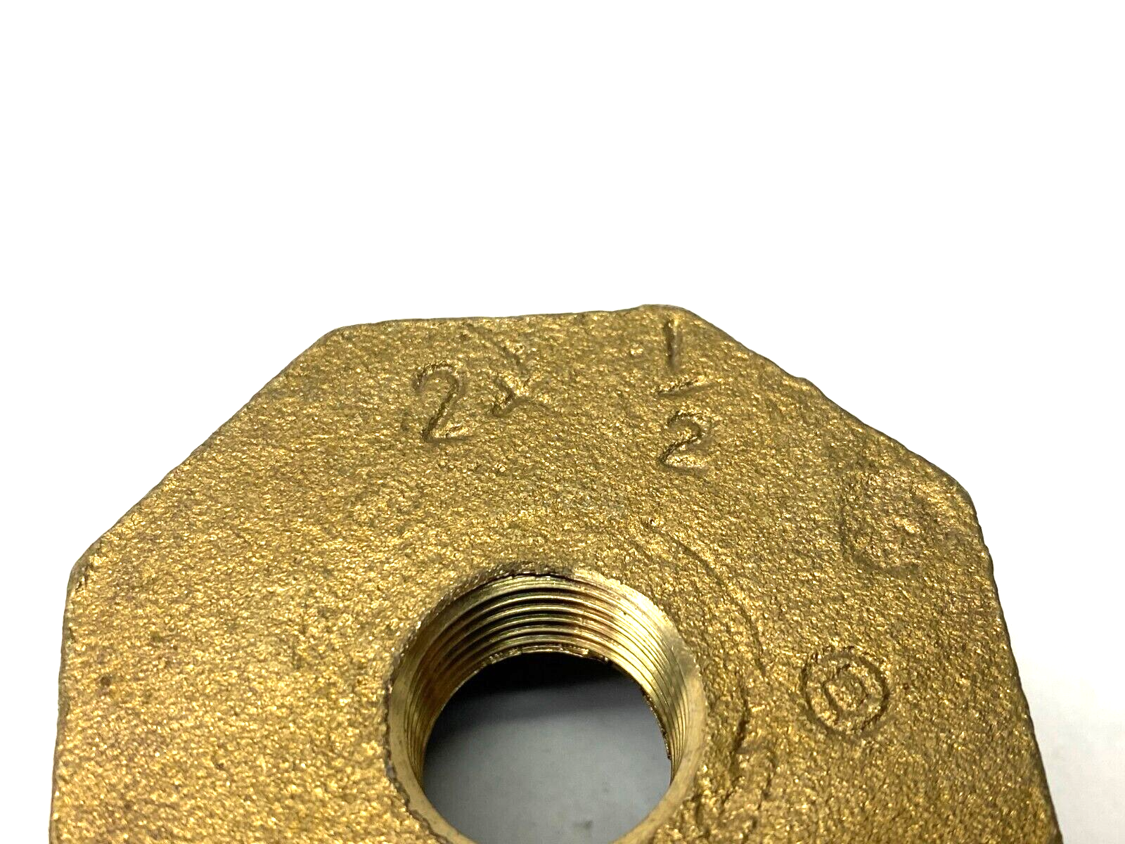 Brass Reducer Fitting 2" Male NPT to 1/2" Female NPT - Maverick Industrial Sales