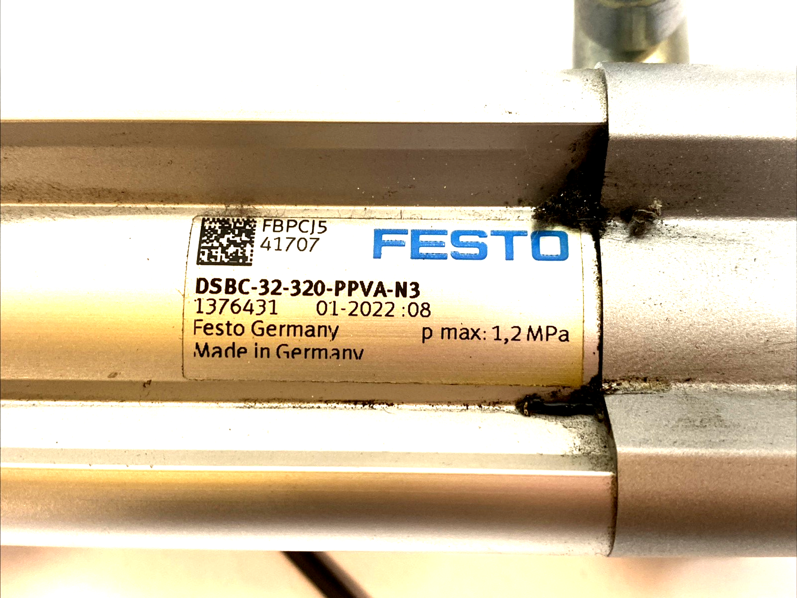 Festo DSBC‑32‑320‑PPVA‑N3 Double‑Acting Cylinder 1376431 - Maverick Industrial Sales
