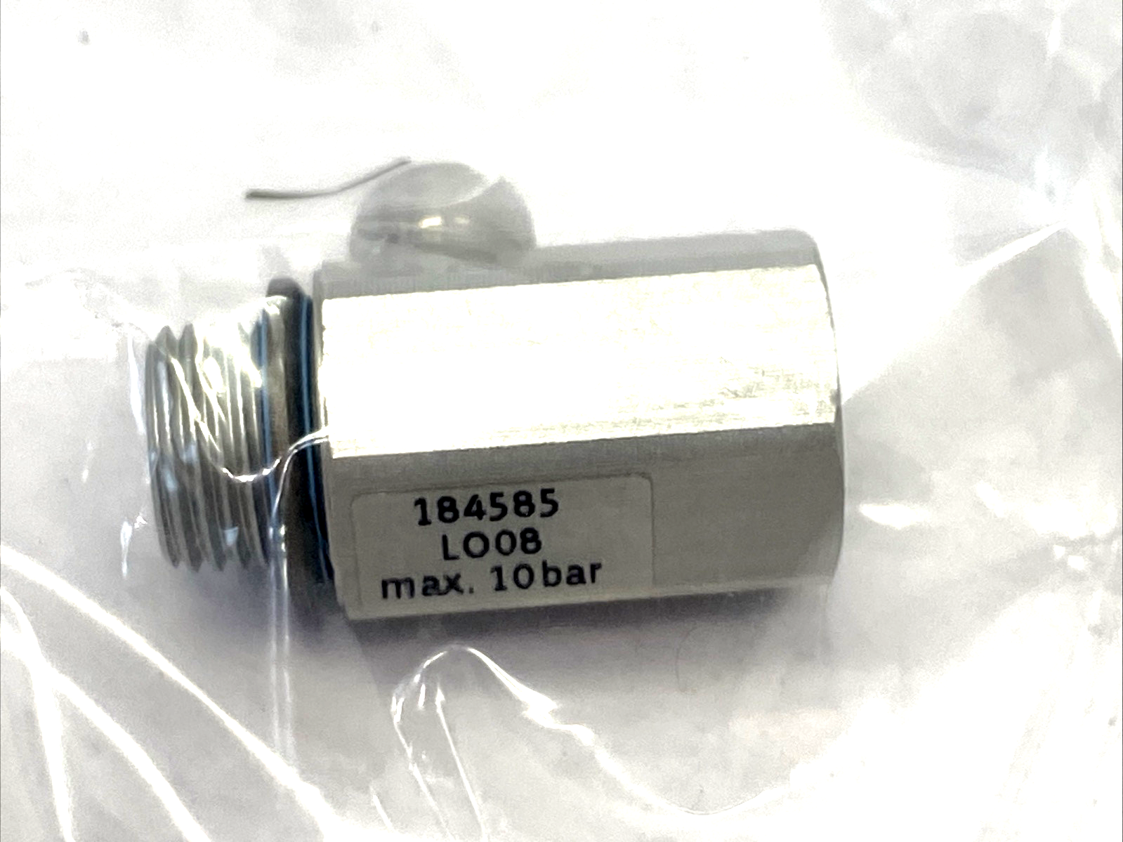 184585, HAB-1/8 | Festo HAB-1/8 Manual Override G1/8" 0-10bar, Exhaust Element, 184585 - New – Open box - Maverick Industrial Sales