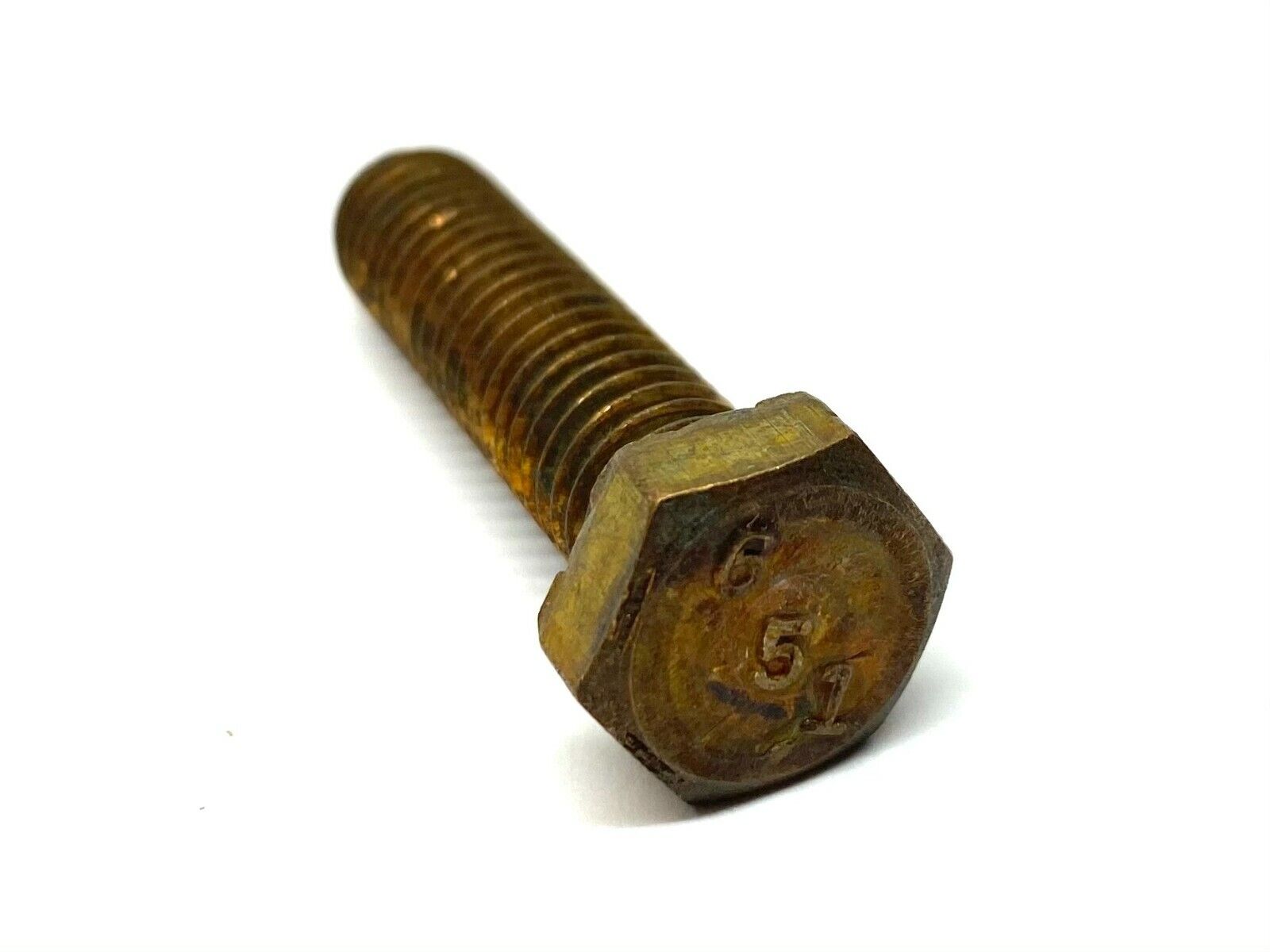 Hex Head Machine Bolt Bronze Silicon 3-8"-16 UNC x 2-1/2" LOT OF 25 - Maverick Industrial Sales