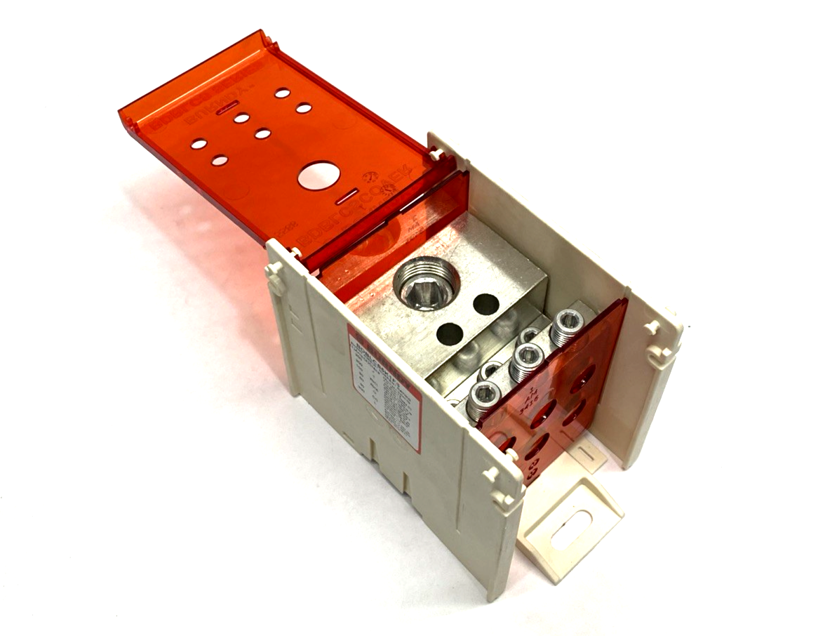 BDBLCS5K1FS | Burndy 1-Pole Finger-Safe Power Distribution Block 600V 310A CU9AL - New – Open box - Maverick Industrial Sales