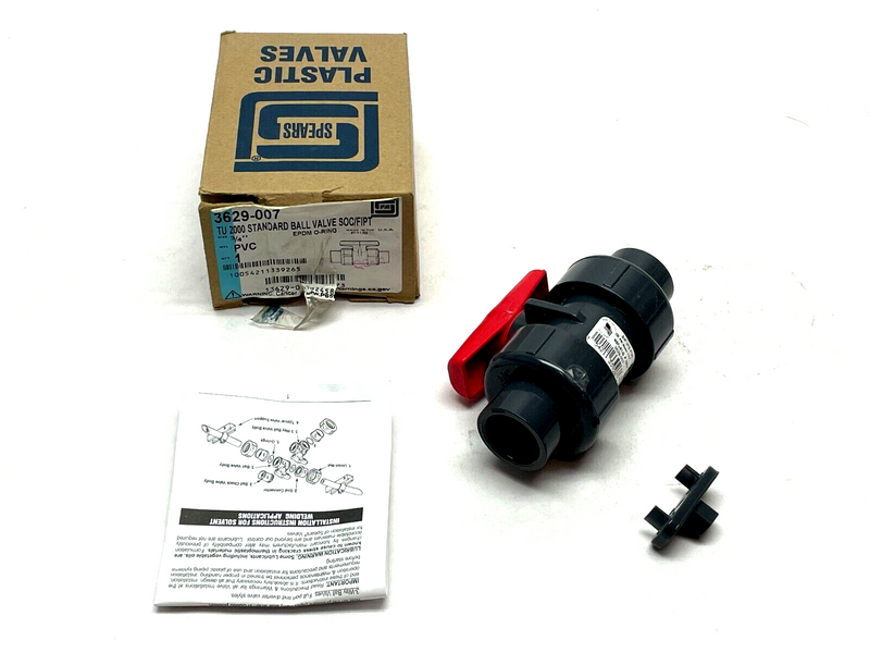 Spears 3629-007 Standard PVC Ball Valve 3/4" - Maverick Industrial Sales