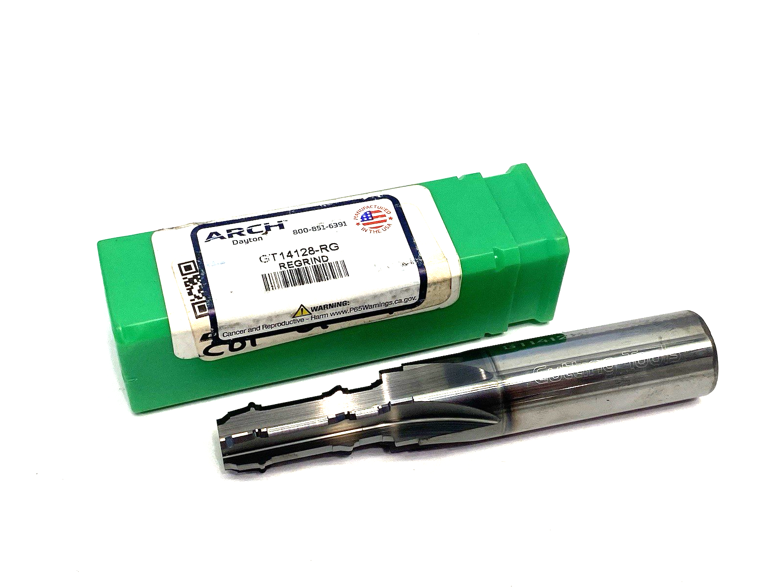 GT14128-RG | Dayton Arch Regrind Cutting End Mill 6-Flute - New – Open box - Maverick Industrial Sales