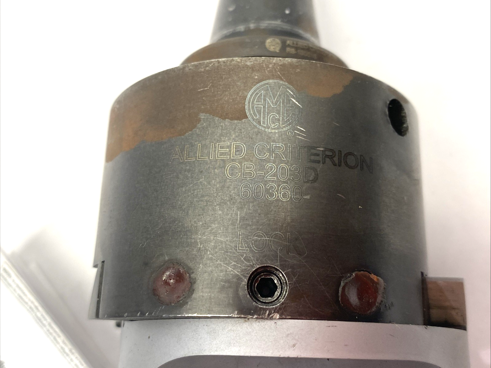 Allied Criterion CB-203D Boring Head: 3" Body Dia, 3/4" Hole Dia, Manual - Maverick Industrial Sales