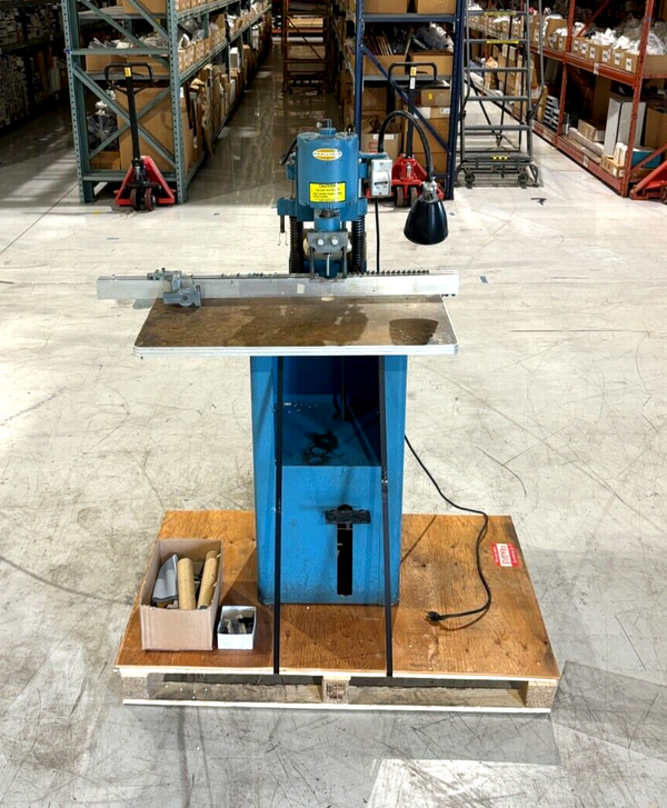 The Challenge Machinery Co. Model JF Paper Drill Press, Commercial Hole Punch - Maverick Industrial Sales