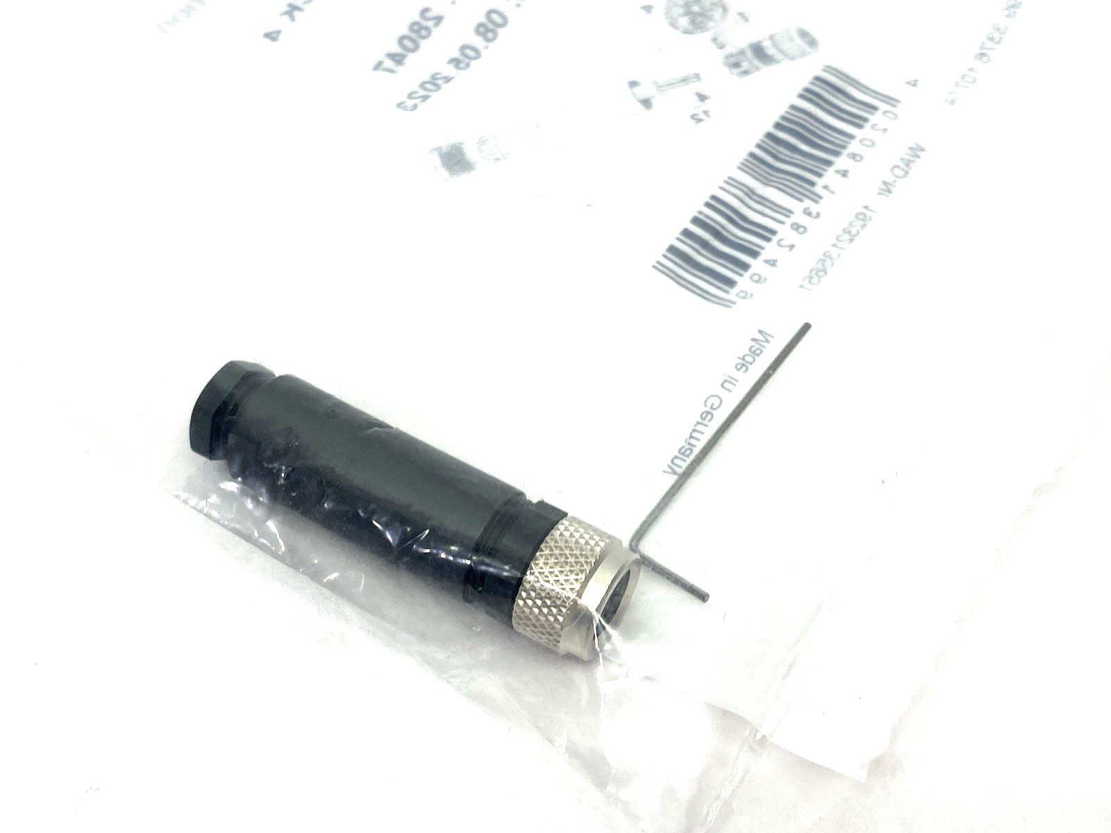 Lumberg Automation RKMCK 4 Round M8 4-Pin Field Wireable Connector 28047 - Maverick Industrial Sales