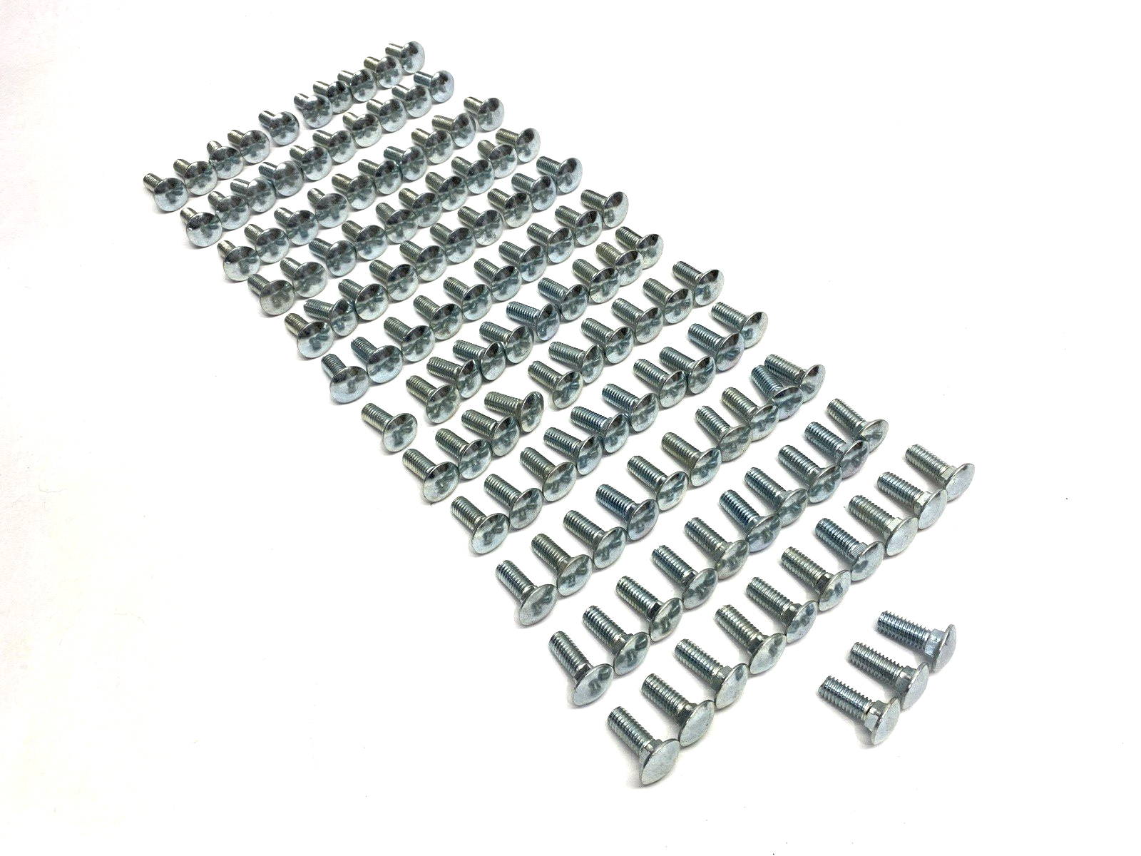 3/8"-16 x 1" Carriage Bolt Grade 2 LOT OF 123 SHELFWARE - New – Open box - Maverick Industrial Sales