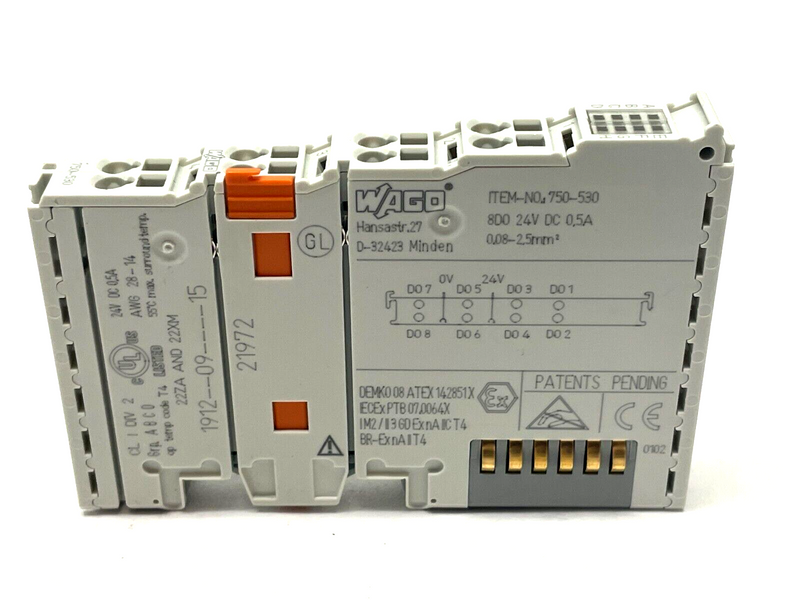 Wago 750-530 Digital Output Module 8-Channel - Maverick Industrial Sales