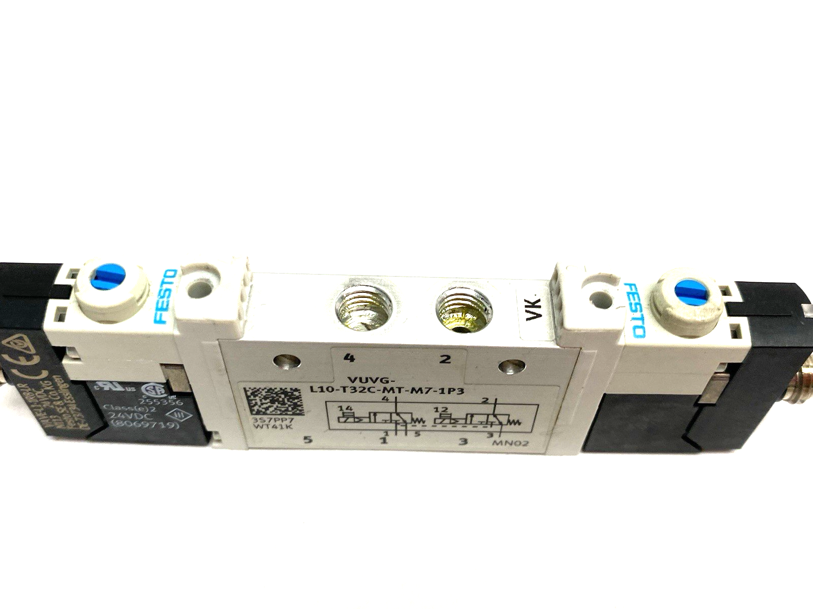 VUVG-L10-T32C-MT-M7-1P3 | Festo Solenoid Valve 2x3/2-way, Monostable 574356 - Used - Maverick Industrial Sales