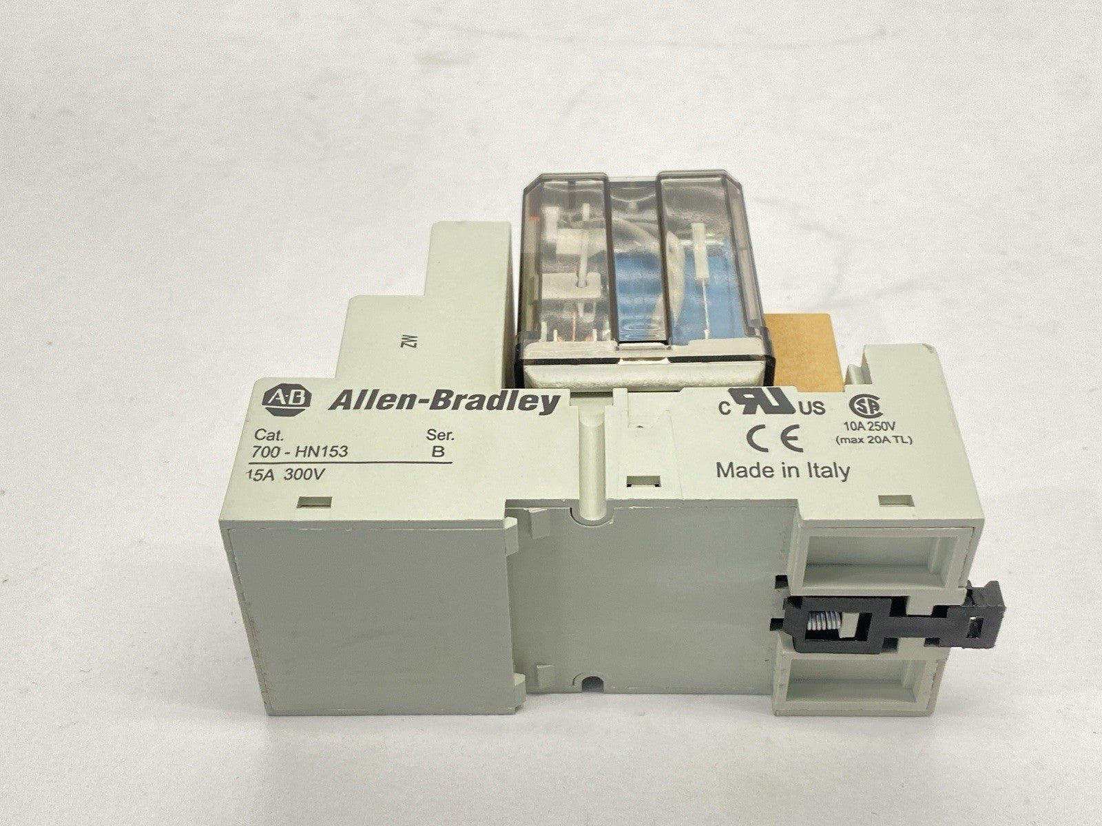 Allen Bradley 700-HB33Z24-3-4 Ser E Relay w/ 700-HN153 Ser B Base 700-ADR Diode - Maverick Industrial Sales