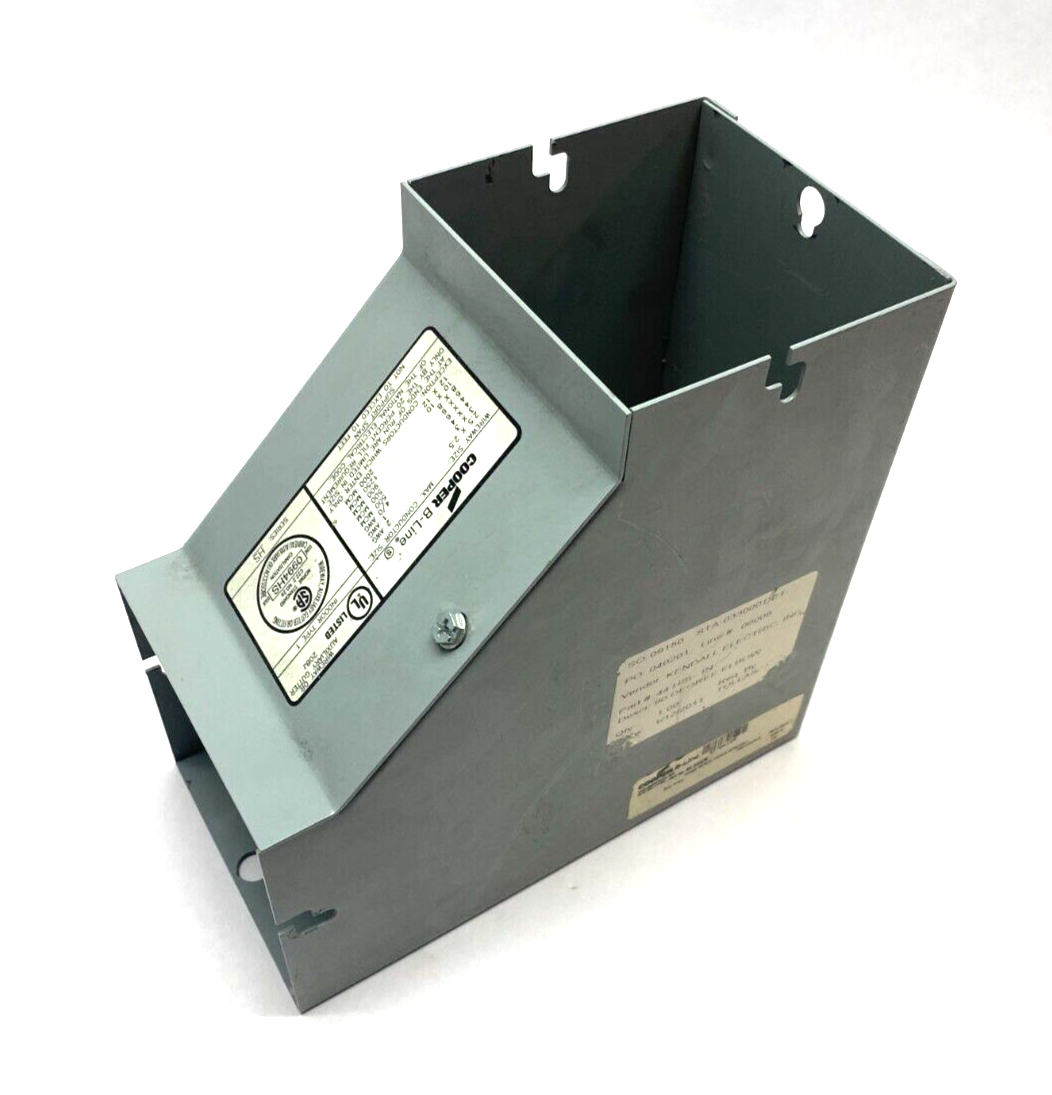 Cooper B-Line 44HSLIN Lay-In Wireway Elbow 90° Hinge Screw Cover Gray Steel - Maverick Industrial Sales