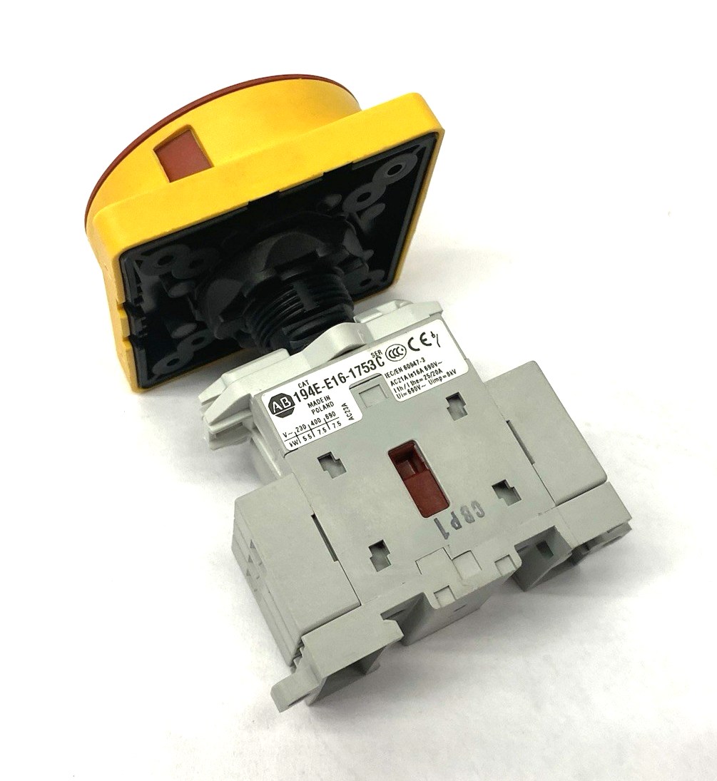 Allen Bradley 194E-E16-1753 Ser. C Disconnect Load Switch 16A - Maverick Industrial Sales