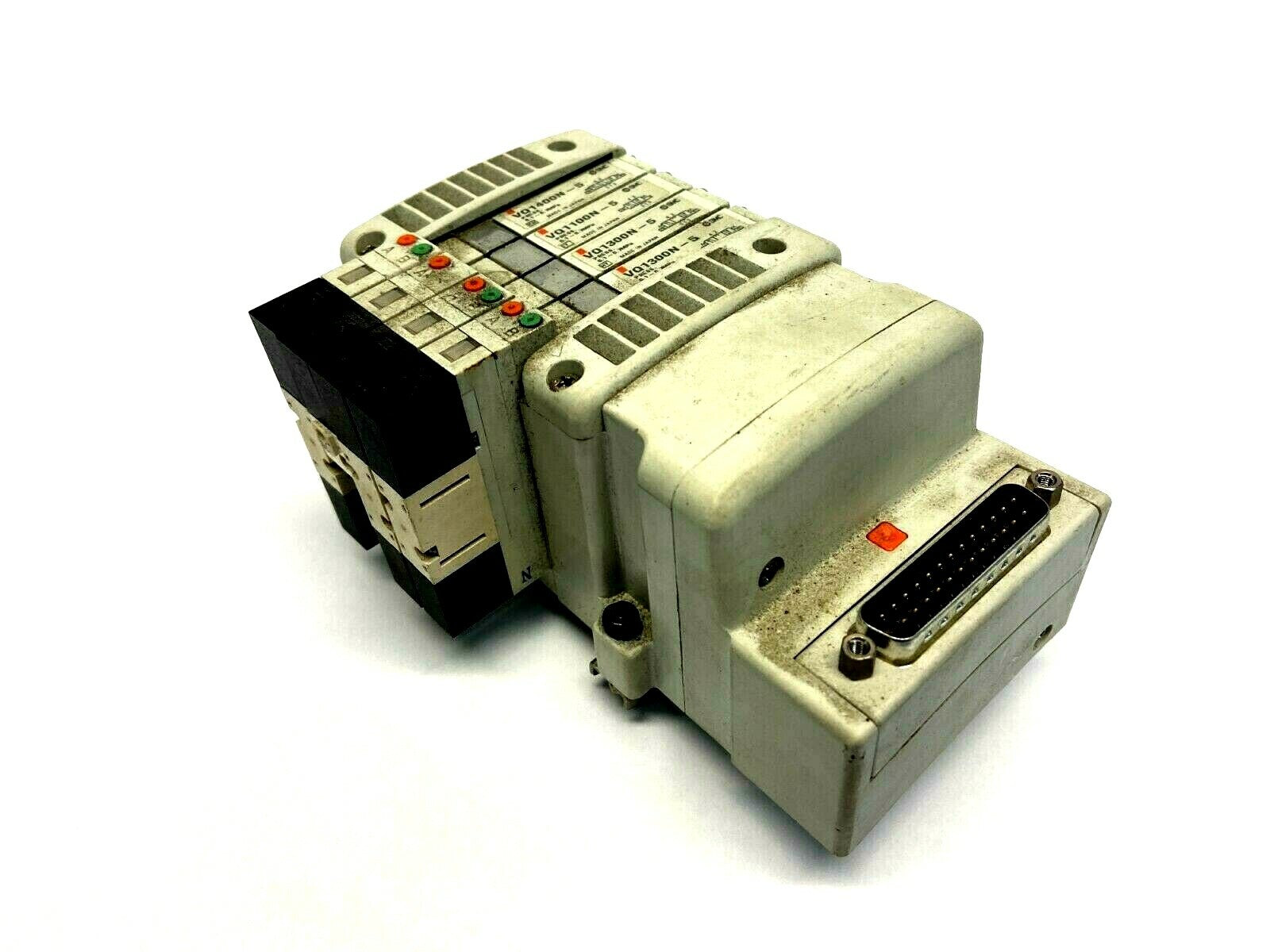 SMC VV5QC11-04FD D-Sub Connector Manifold w/ Pneumatic Valves - Maverick Industrial Sales