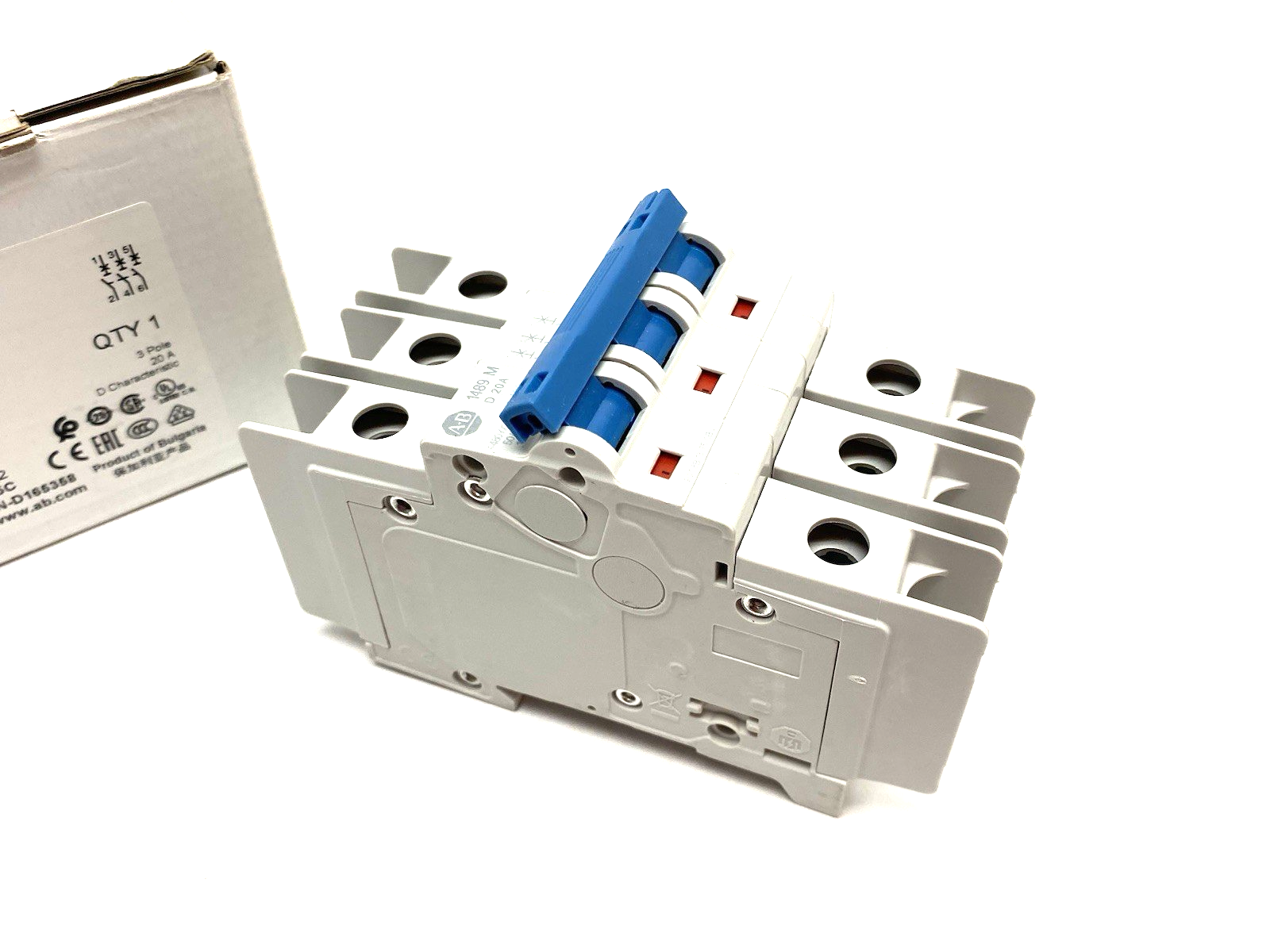 1489-M3D200 | Allen Bradley Ser. D Circuit Breaker 3-Pole 20A - New Other - Maverick Industrial Sales