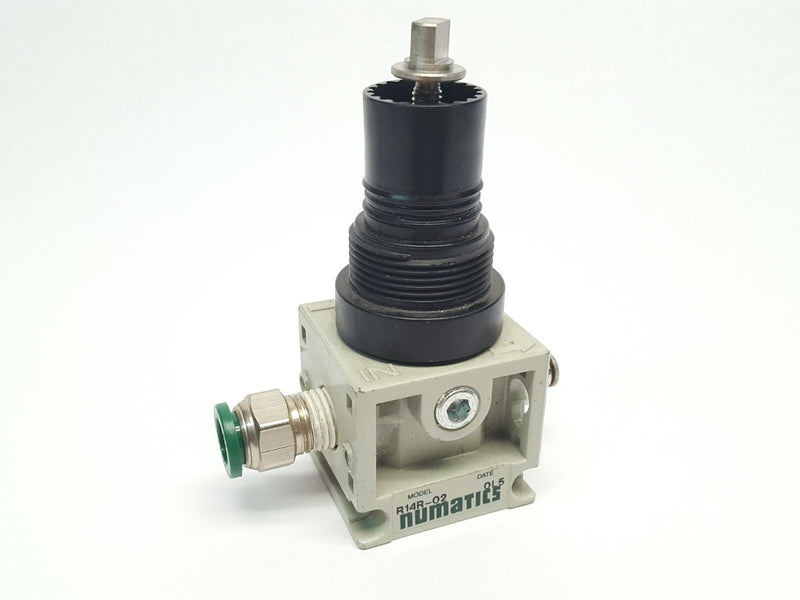 Numatics FlexiBlok R14R-02 Relieving Regulator 1/4 NPTF 40 SCFM 250 PSI - Maverick Industrial Sales