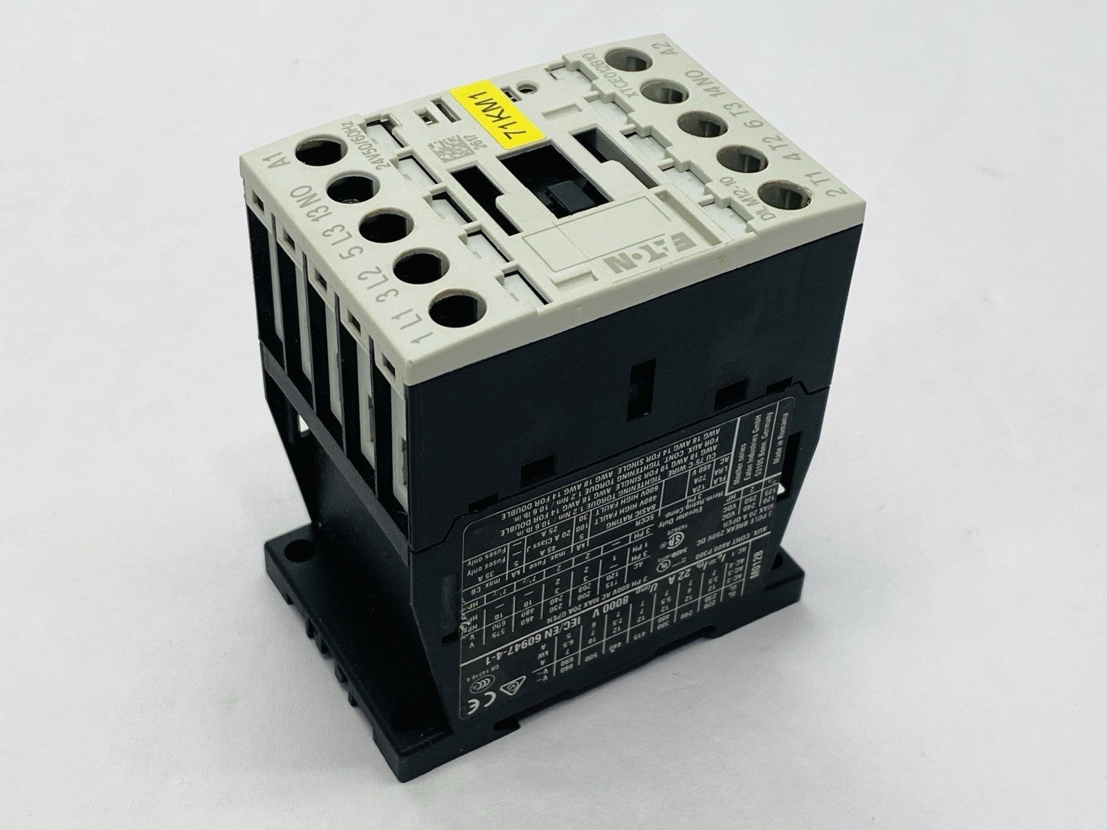 Eaton DILM15-10 XT IEC Contactor 15A 600VAC 3-Pole XTCE015B10T - Maverick Industrial Sales