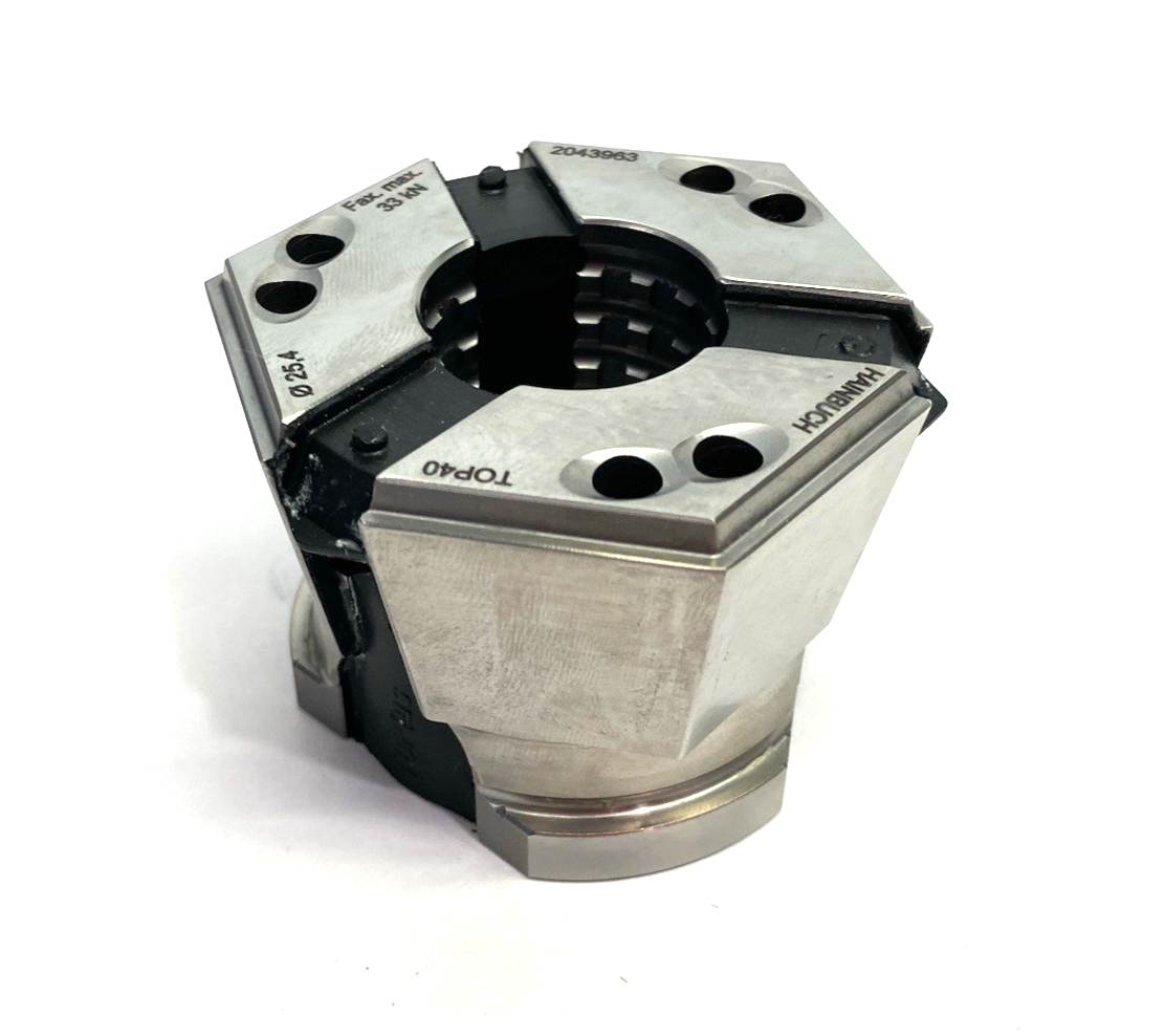 2043963 | Hainbuch Clamping Head TOP40 Round Profile 25,4mm Dia. - Used - Maverick Industrial Sales